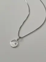 NAMASTE JEWELRY Wave Necklace, SILVER