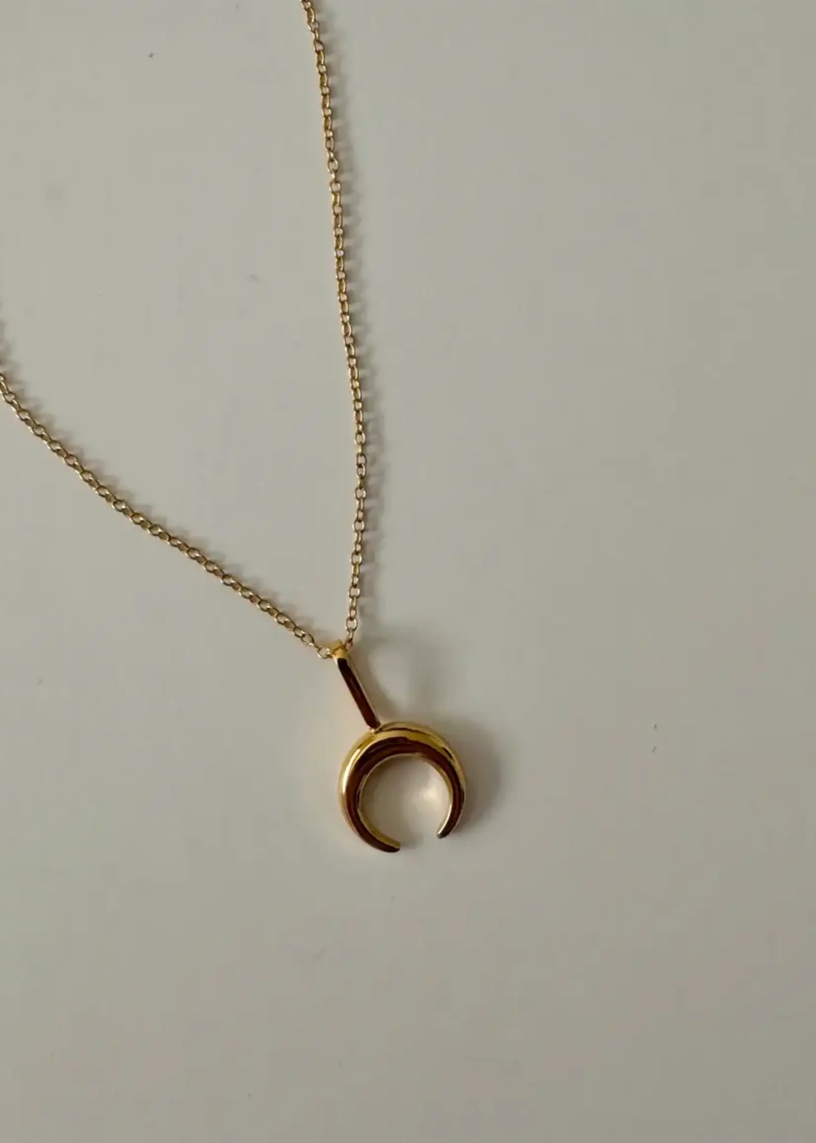 NAMASTE JEWELRY Half Moon Necklace 2.0