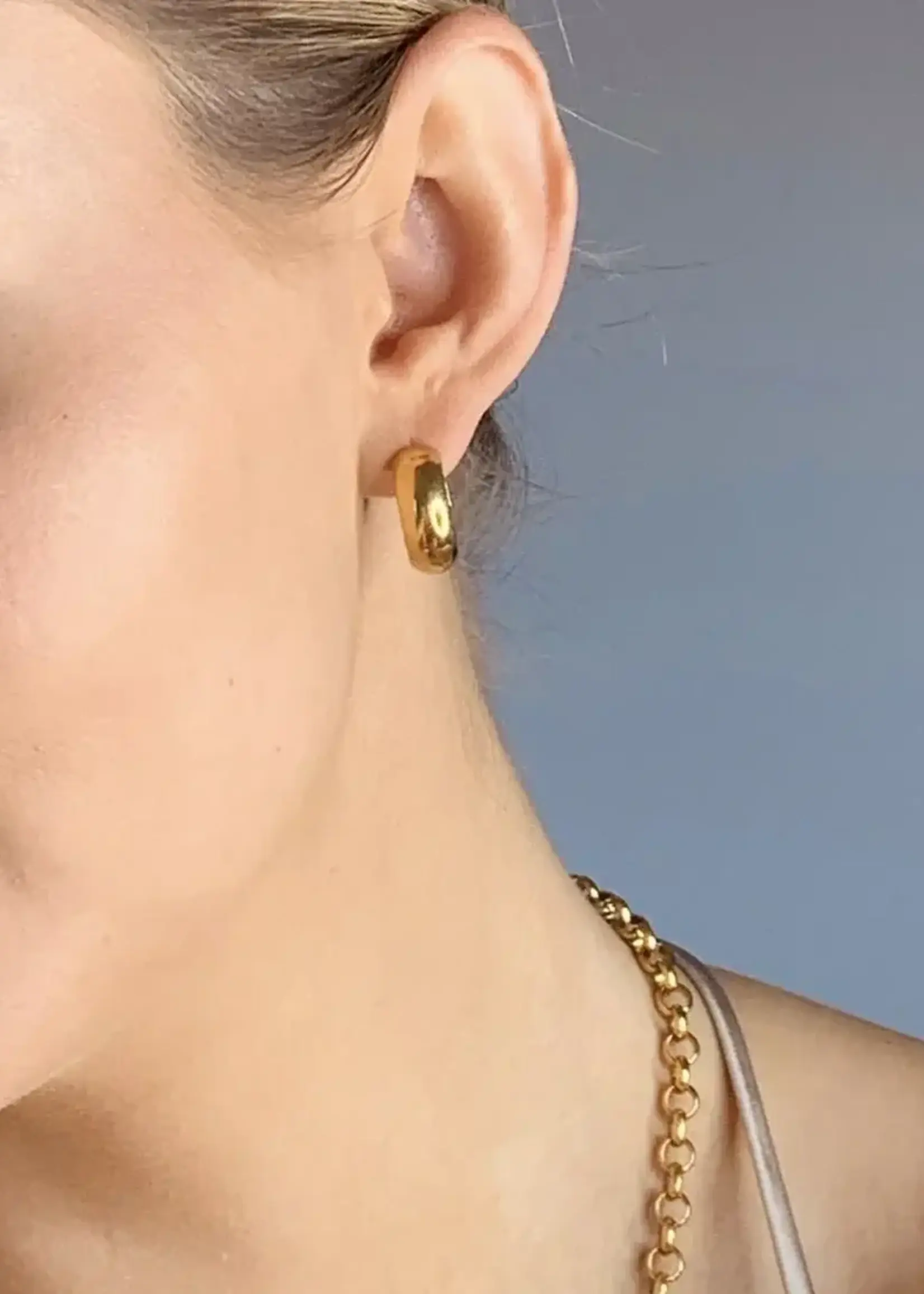 NAMASTE JEWELRY Paris Chunky Hoops