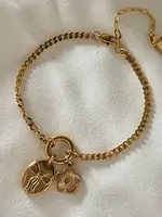 NAMASTE JEWELRY Bow and Flower Bracelet