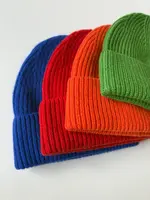 Billy Bamboo Merino Wool Everyday Beanie, crystal bright tones