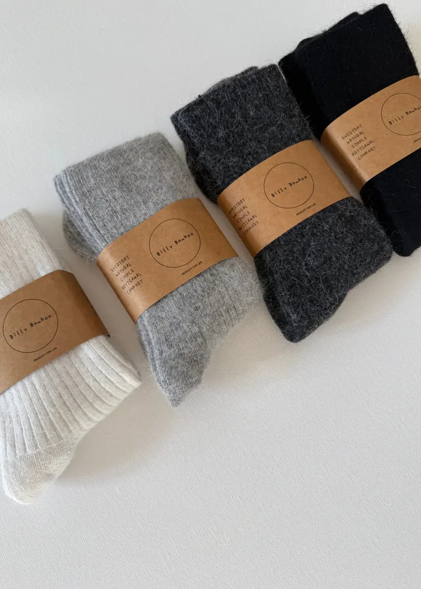 Billy Bamboo ANGORA WOOL SOCKS