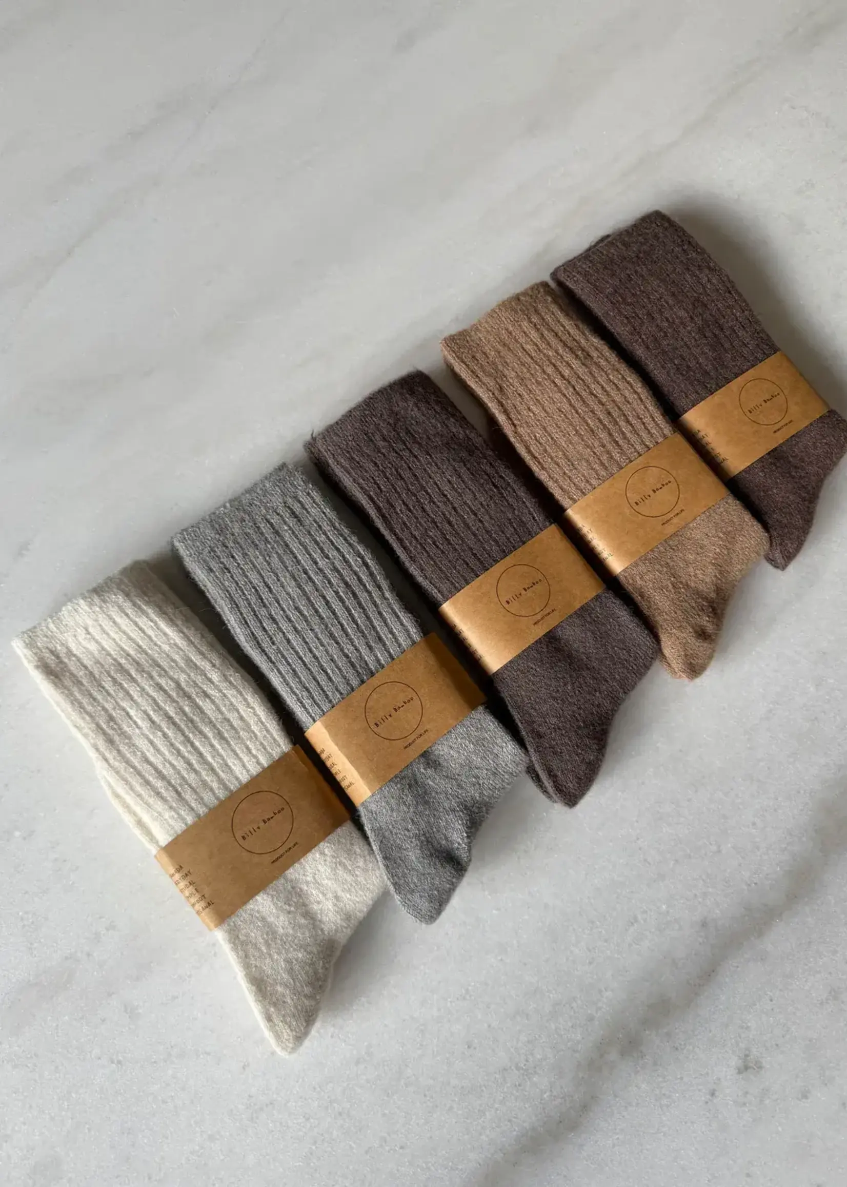 Billy Bamboo ALPACA CABIN SOCKS
