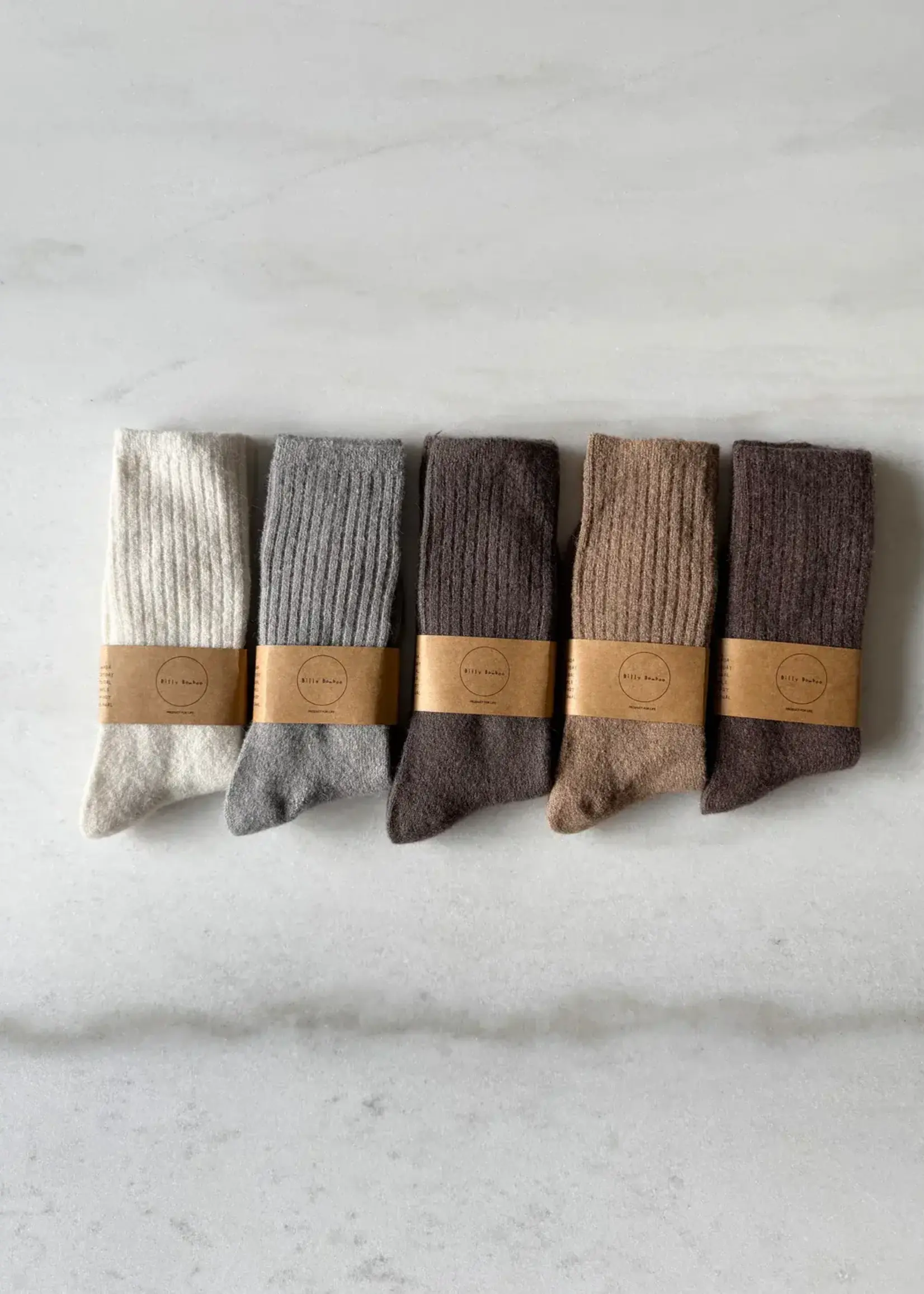 Billy Bamboo ALPACA CABIN SOCKS