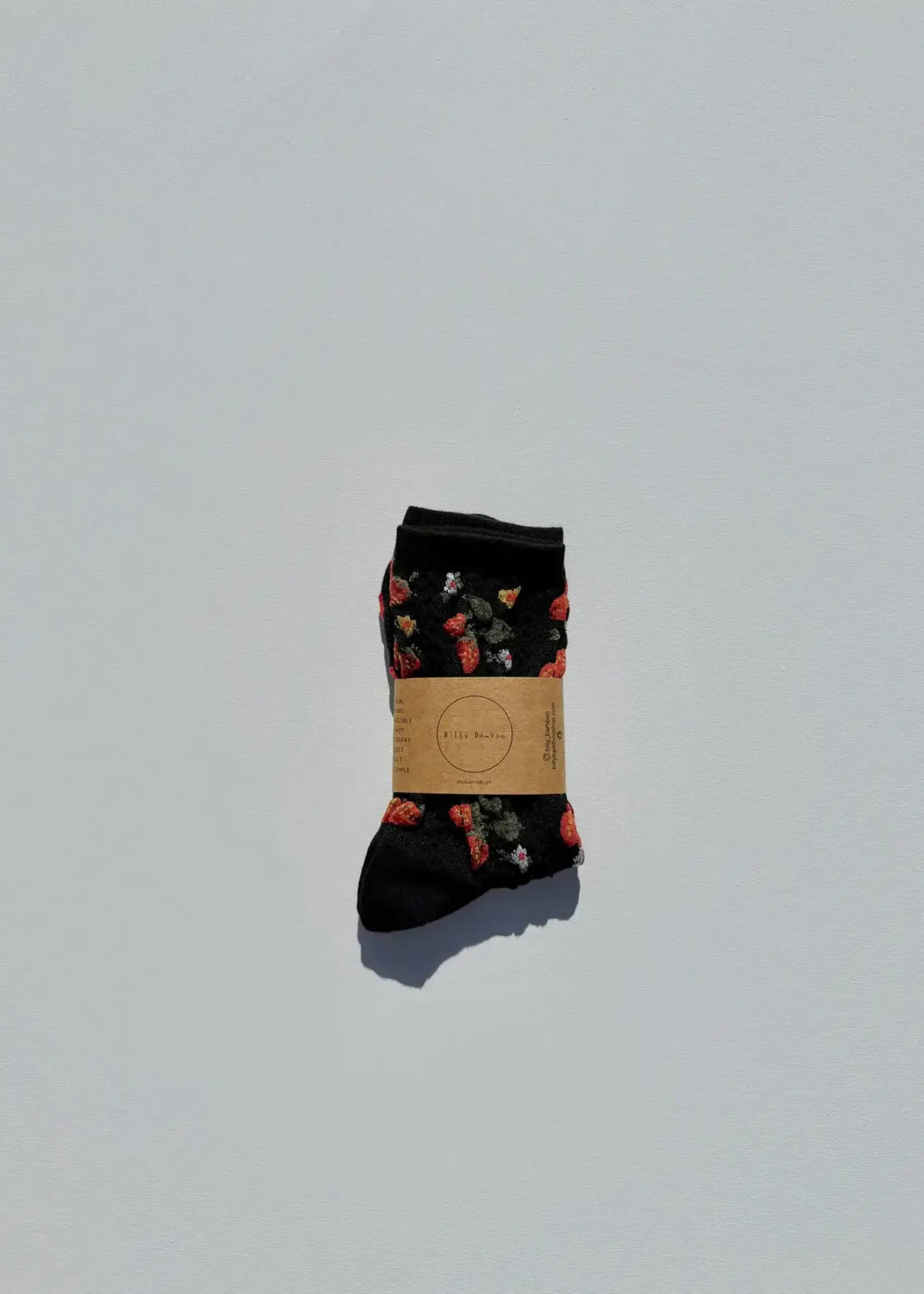 Billy Bamboo STRAWBERRY SOCKS