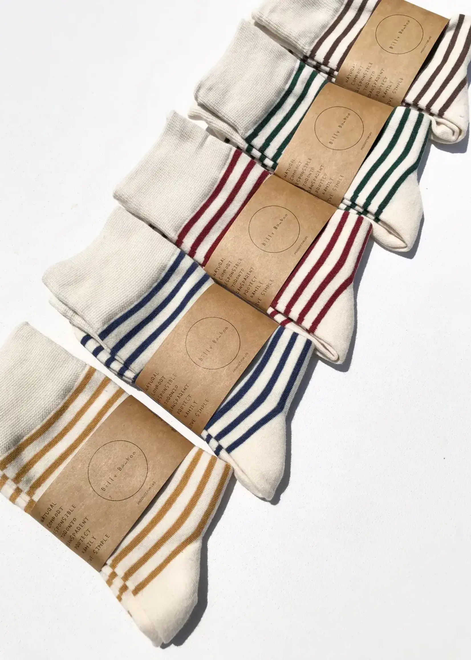 Billy Bamboo COLOR STRIPE SOCKS