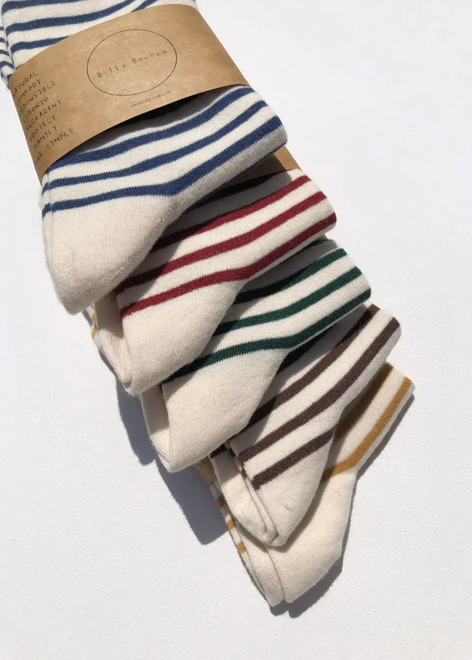 Billy Bamboo COLOR STRIPE SOCKS