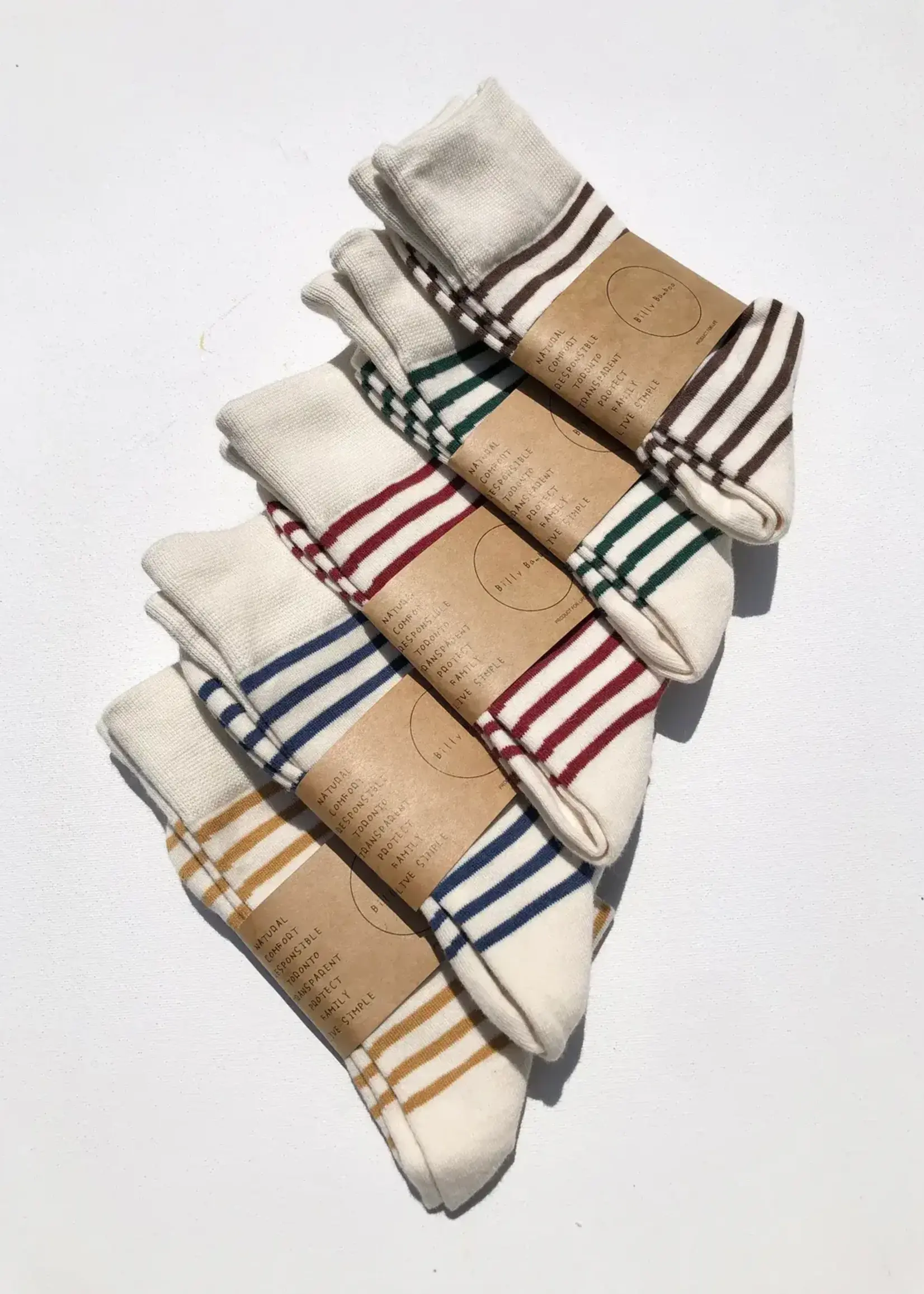 Billy Bamboo COLOR STRIPE SOCKS