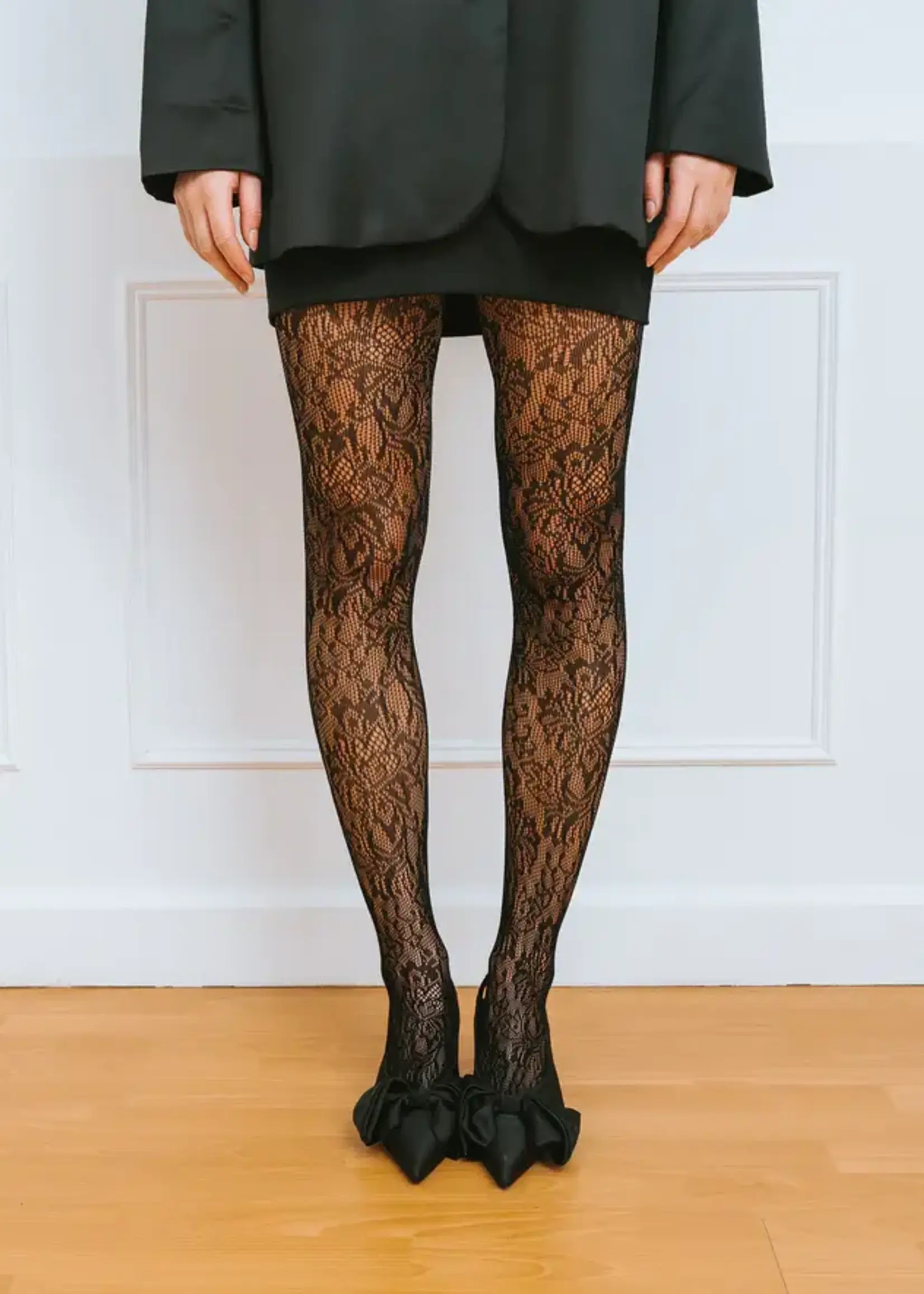 BRUNETTE  the label Lace Tights