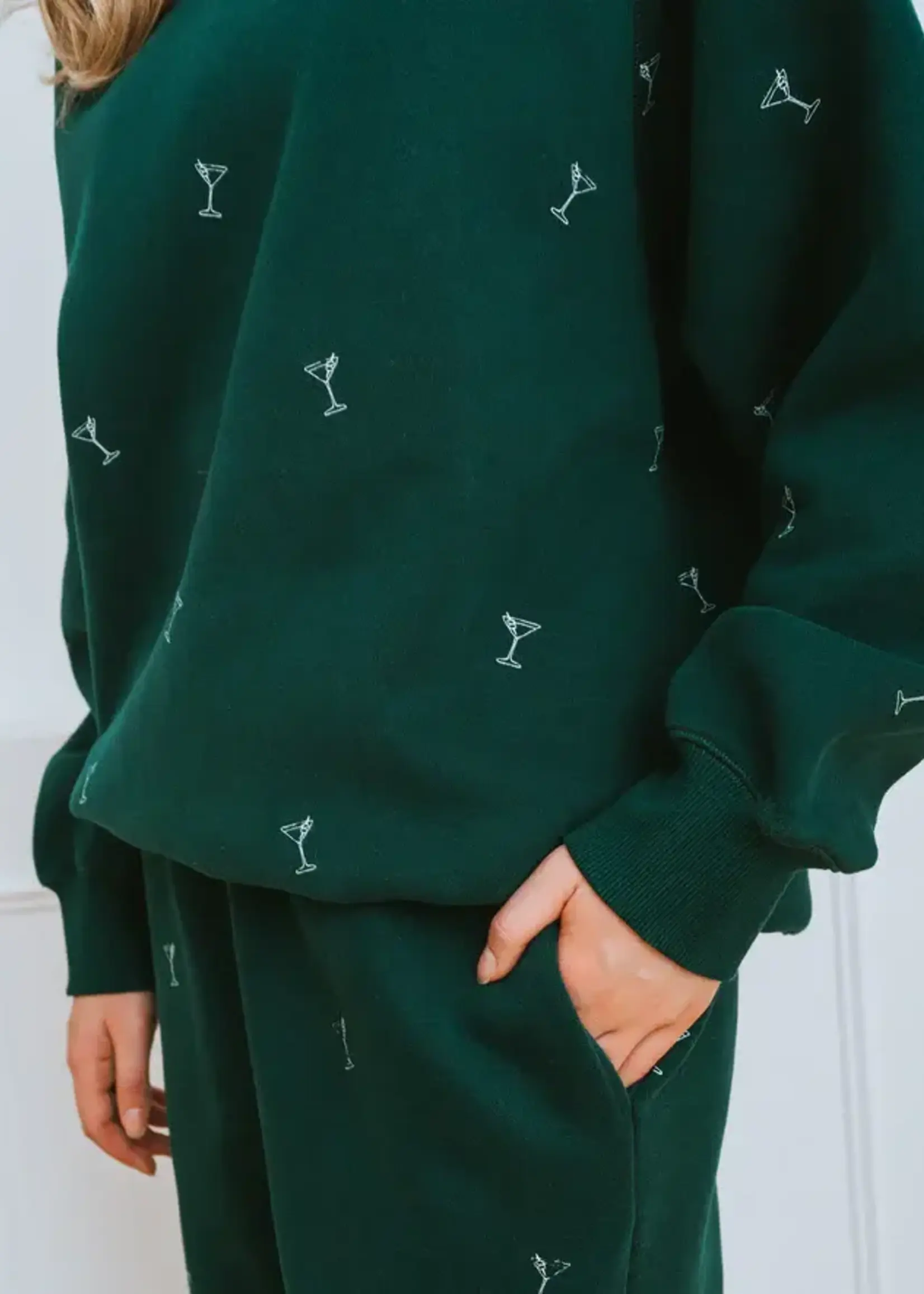 BRUNETTE  the label All Over Martini NYBF Crew