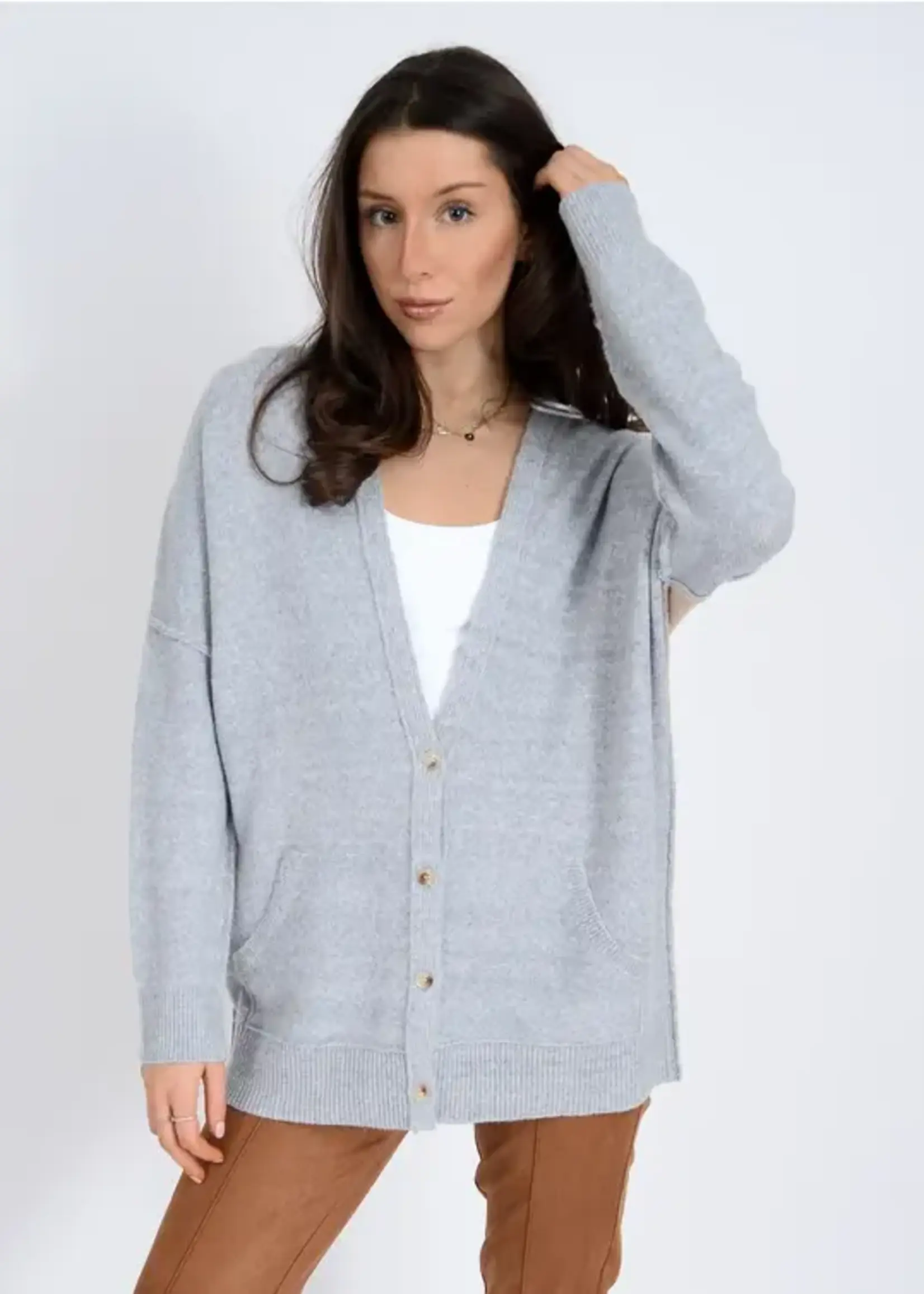 RD STYLE Elma Long Sleeve Cardigan