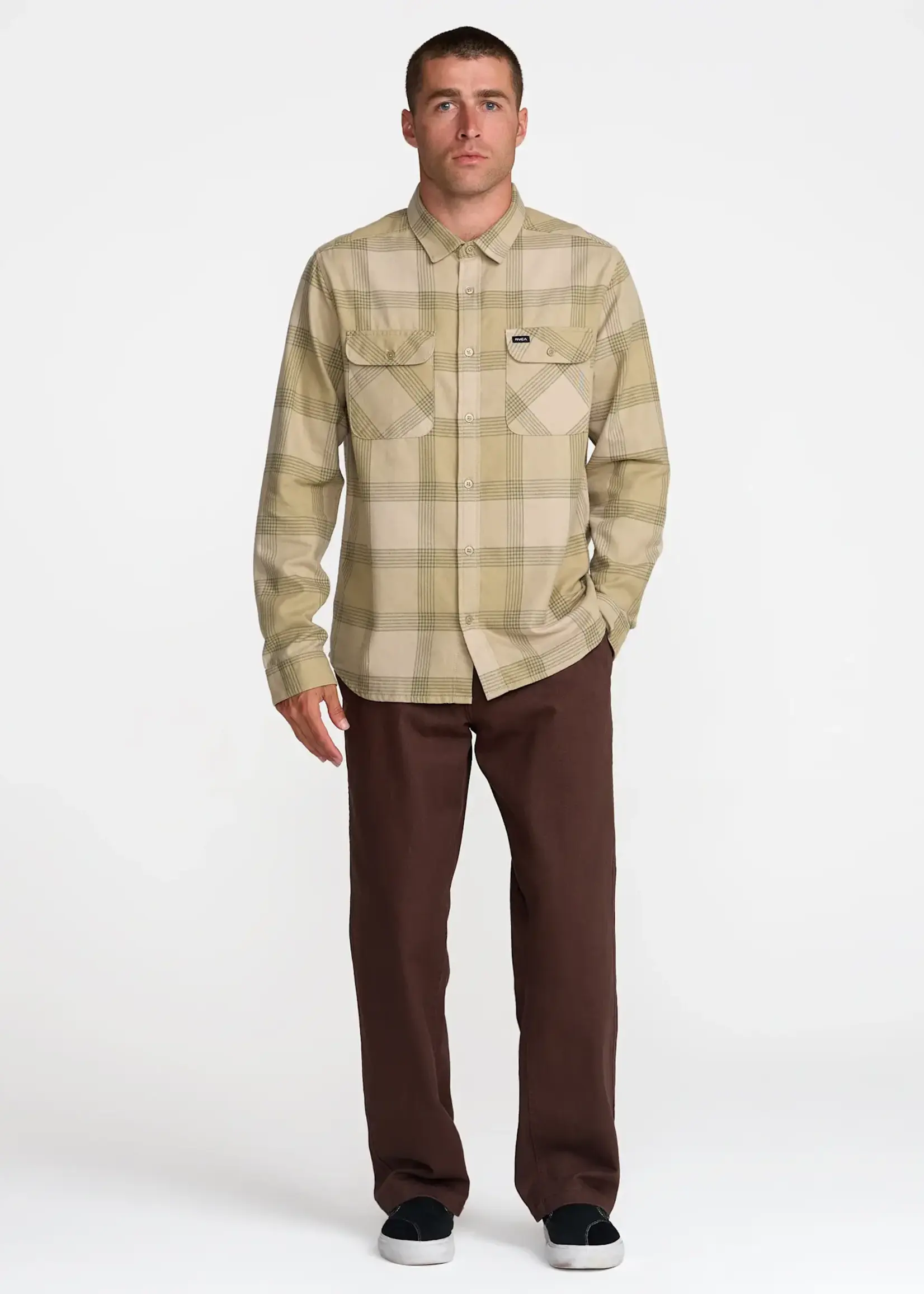 RVCA That'll Work Flannel Long Sleeve