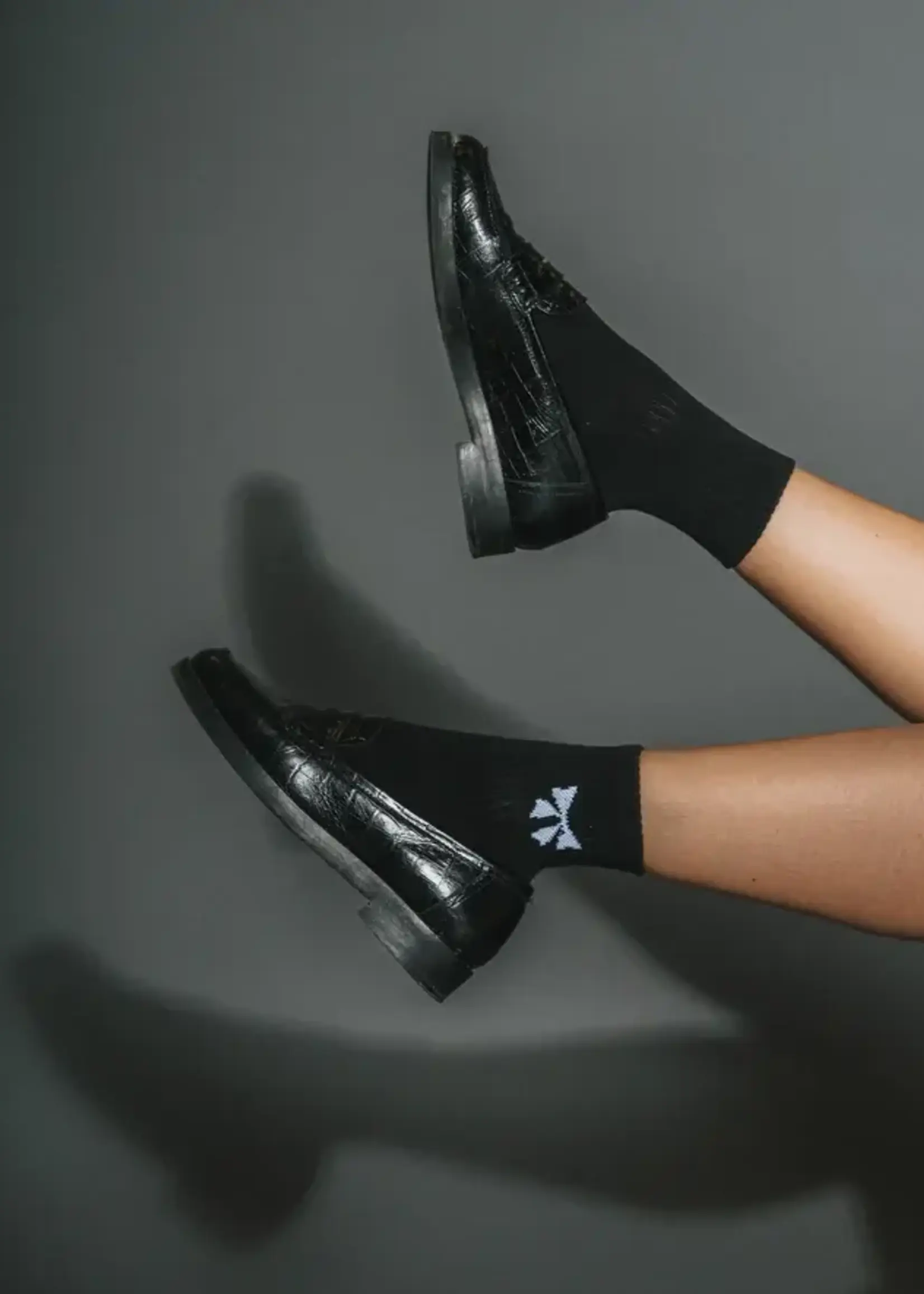 BRUNETTE  the label Knit Bow Sock