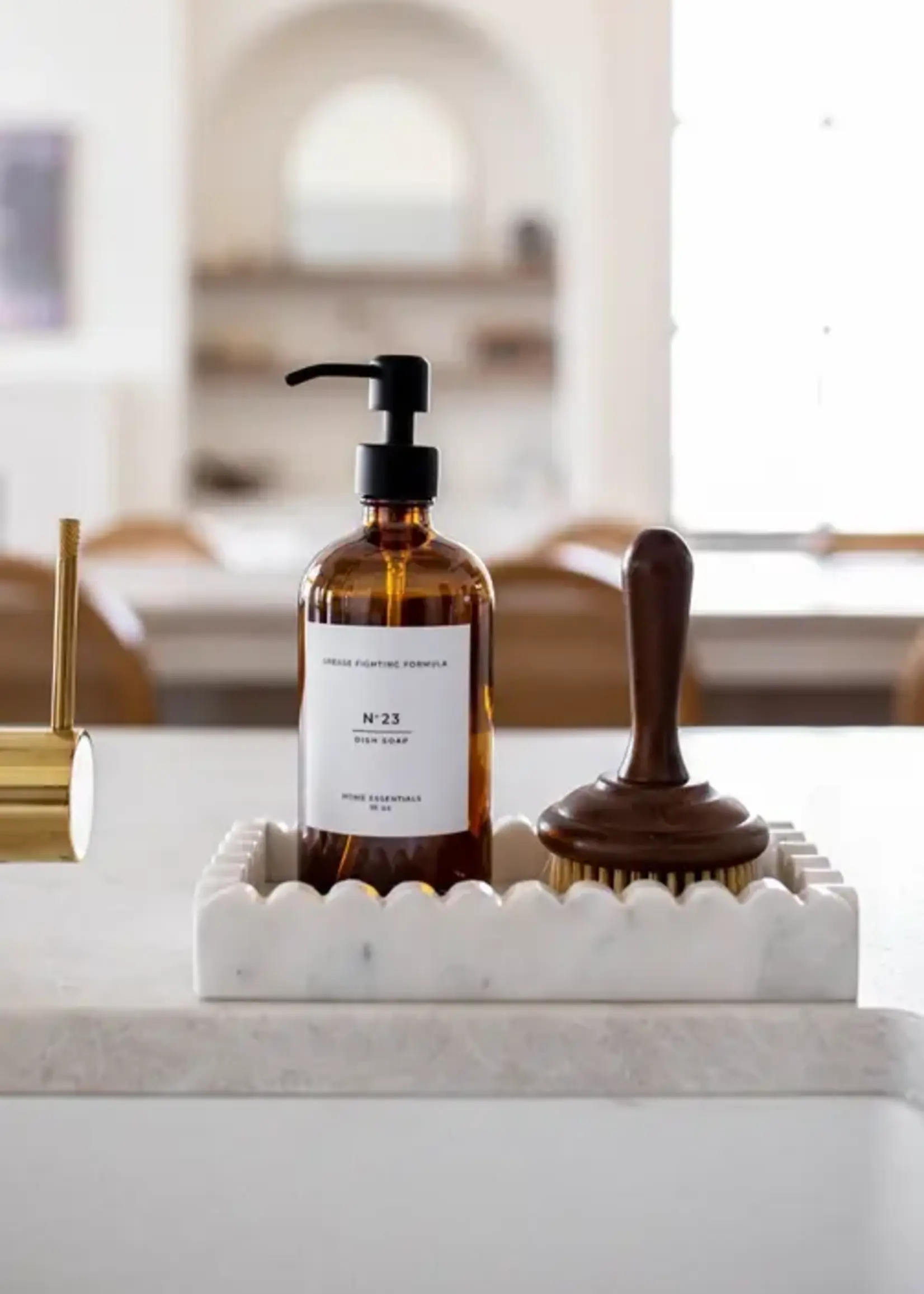 LUXE B CO Dish Soap Scrub Brush