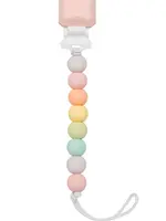 LOULOU LOLLIPOP Silicone Pacifier Clip - Cotton Candy
