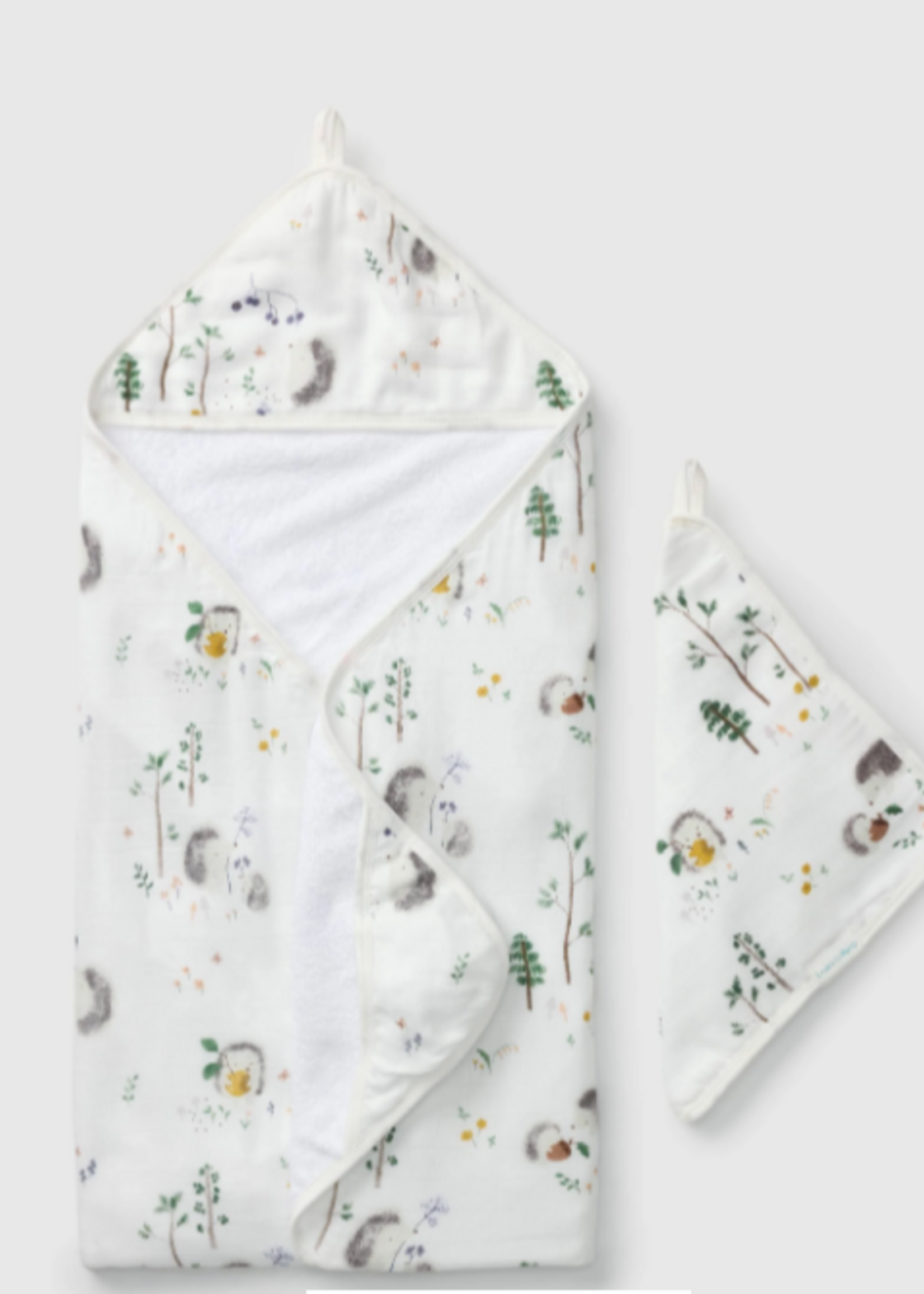 LOULOU LOLLIPOP Muslin Hooded Towel Set