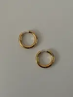 NAMASTE JEWELRY Chunky Gold Hoops 2.0