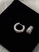 NAMASTE JEWELRY Miami Hoops, SILVER