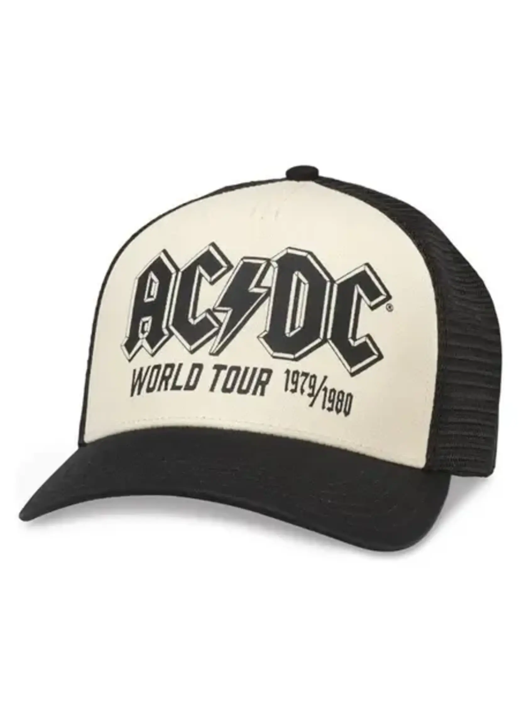 AMERICAN NEEDLE AC/DC Hat - Black/ Ivory