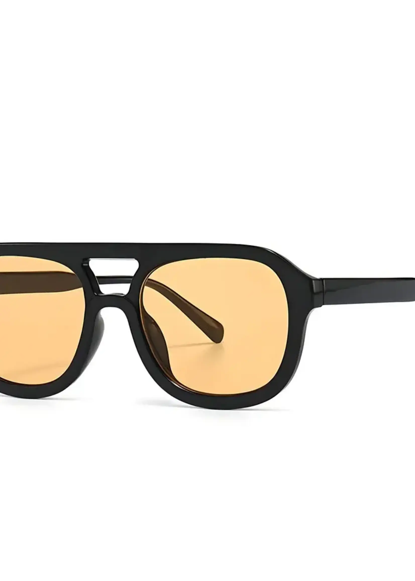 Shady Lady Olivia Sunglasses - Black/Yellow