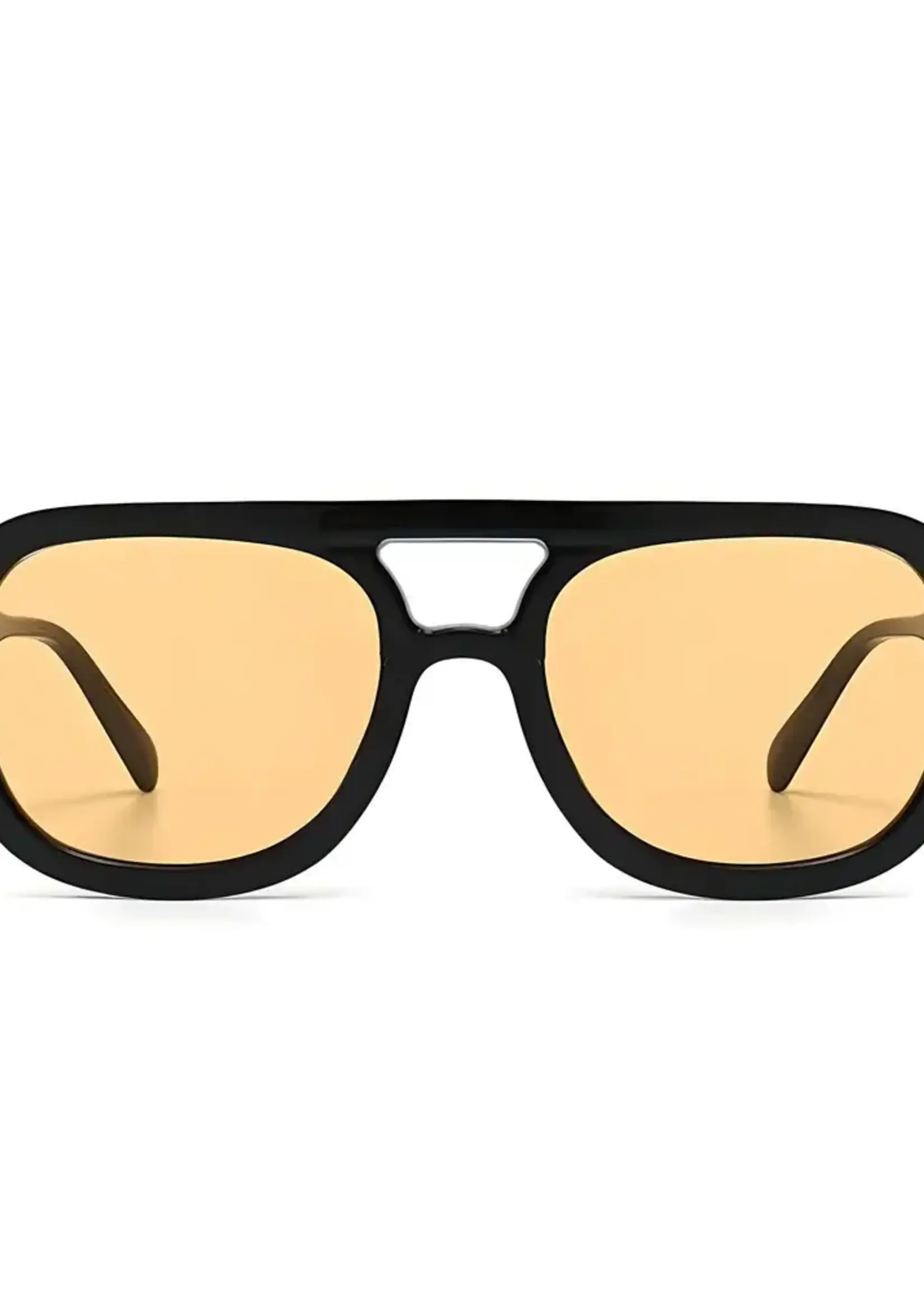 Shady Lady Olivia Sunglasses - Black/Yellow