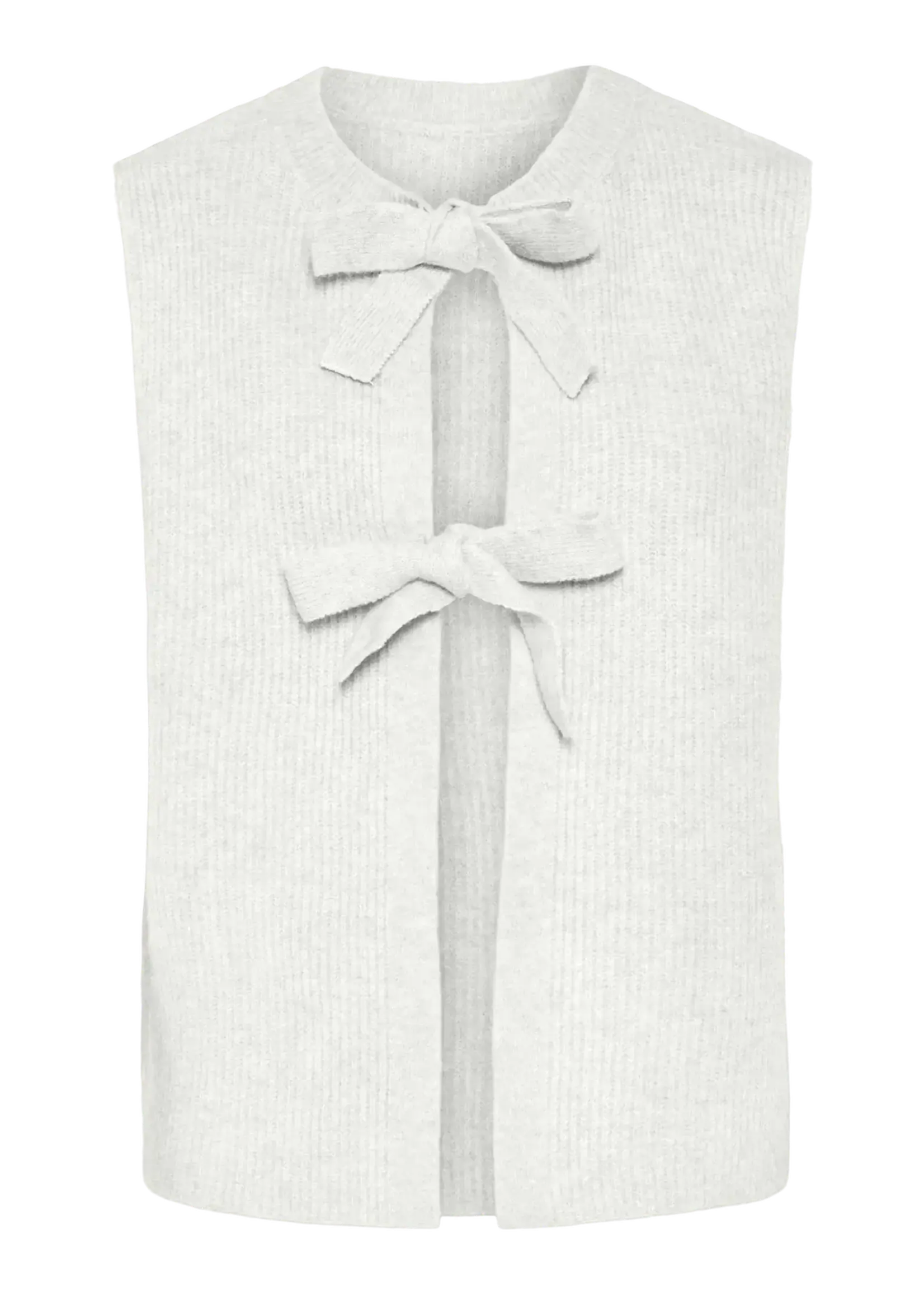 PIECES SILLY REV TIE VEST KNIT