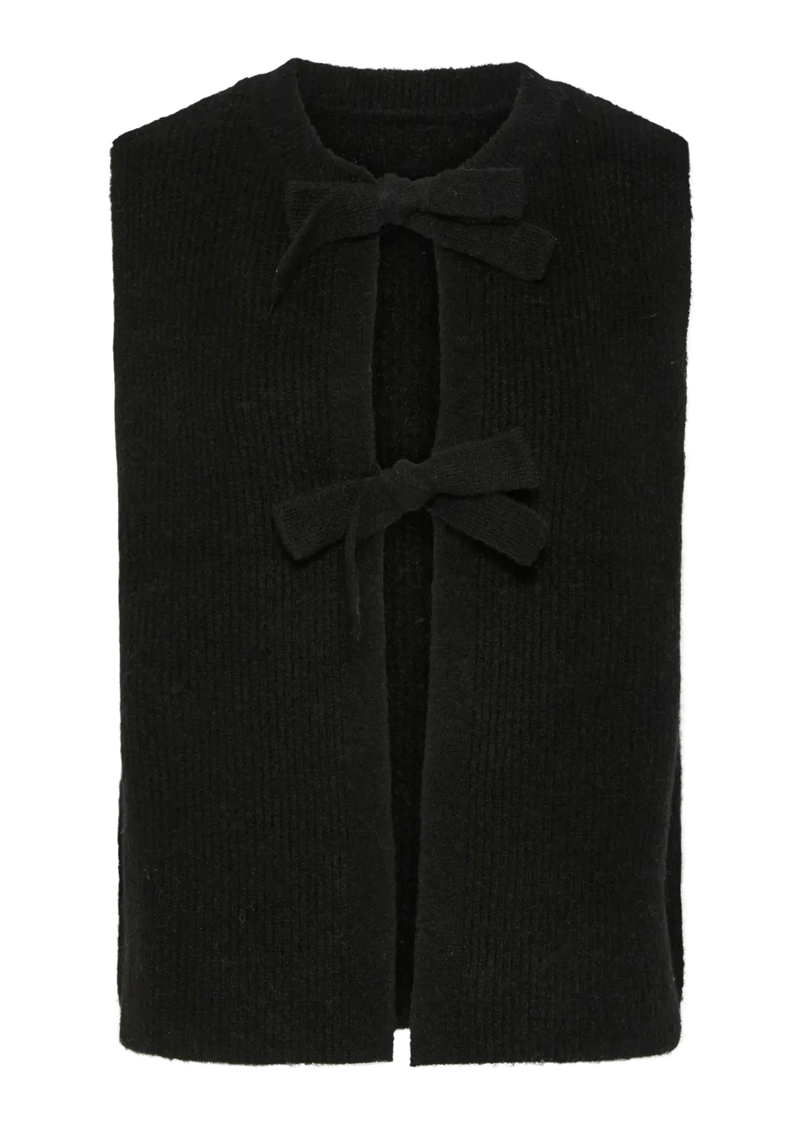 PIECES SILLY REV TIE VEST KNIT