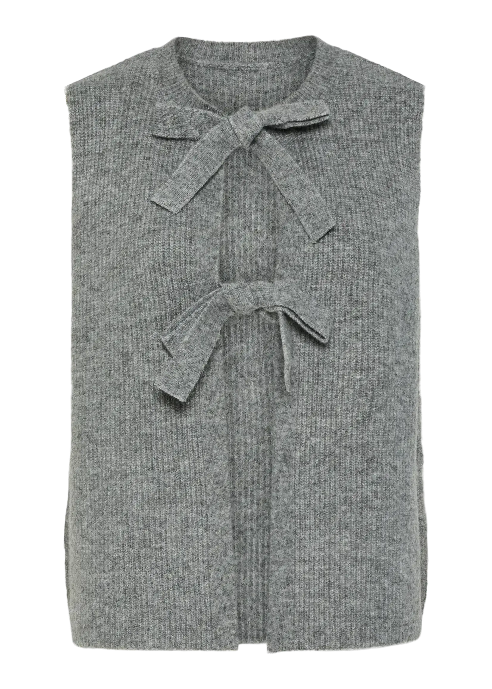 PIECES SILLY REV TIE VEST KNIT