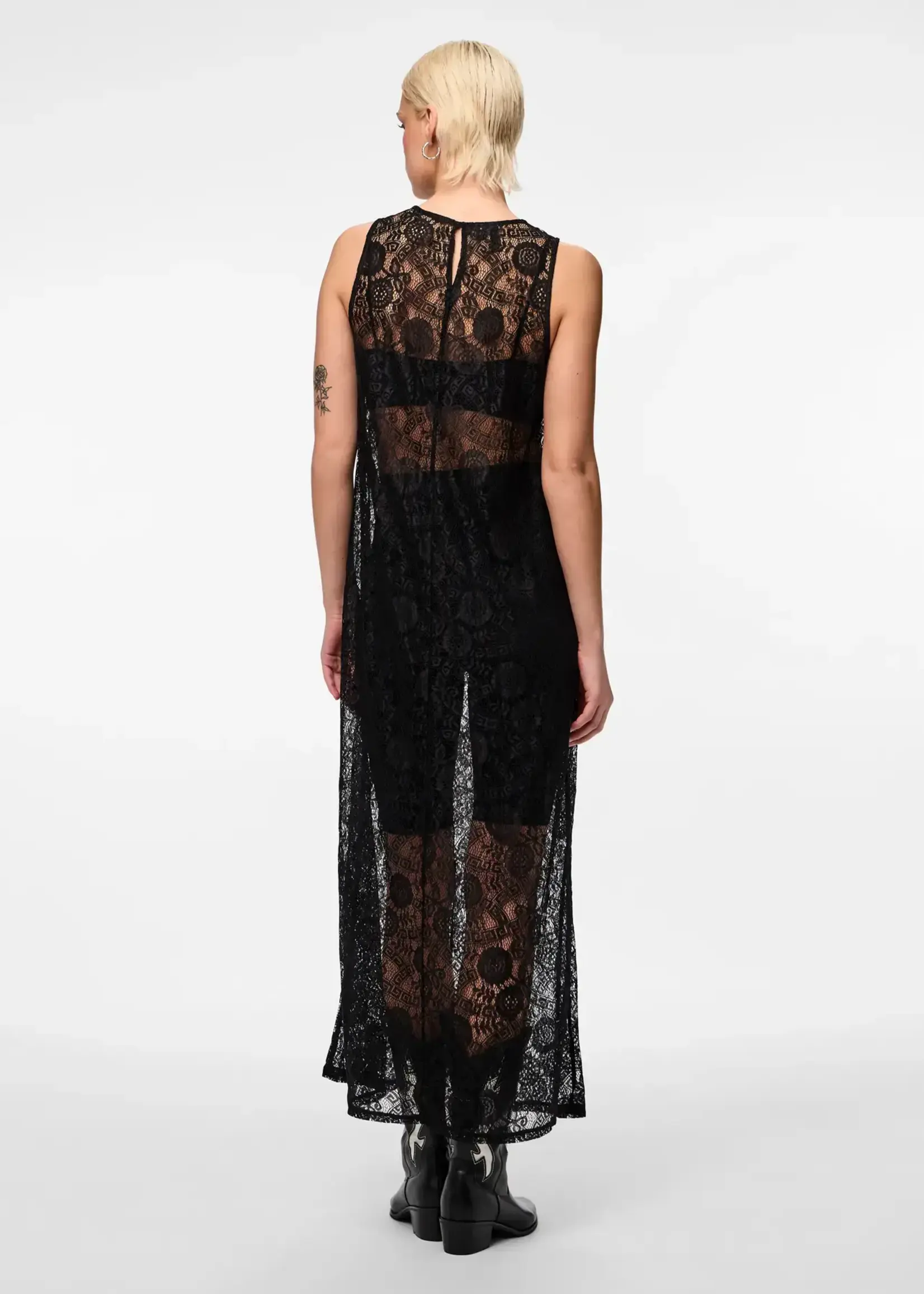 PIECES OLLINE TANK ANKLE LACE DRESS