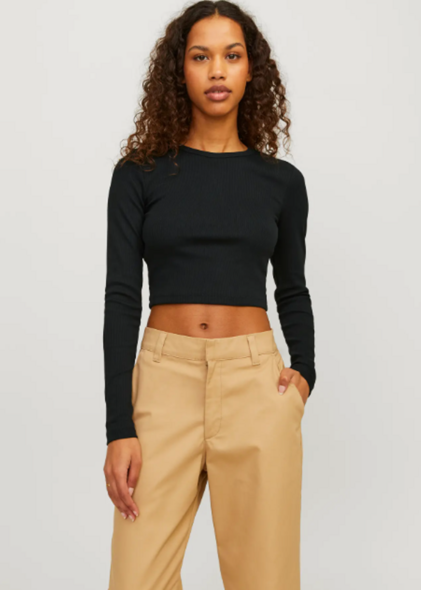 JJXX JXFELINE RIB LONG SLEEVE