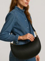 LeBLANC finds Crescent Moon Crossbody Bag - Black