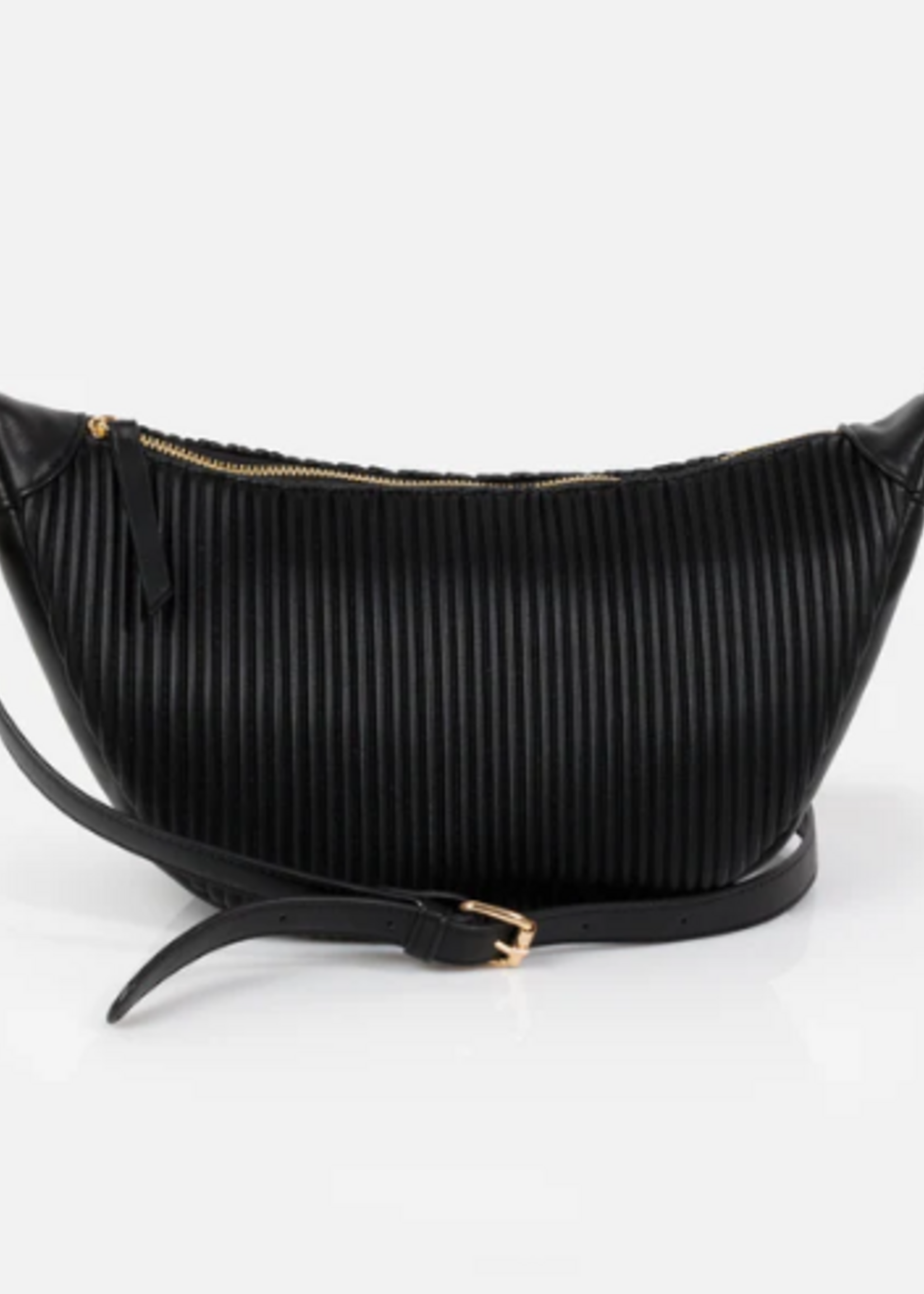 LeBLANC finds Crescent Moon Crossbody Bag - Black