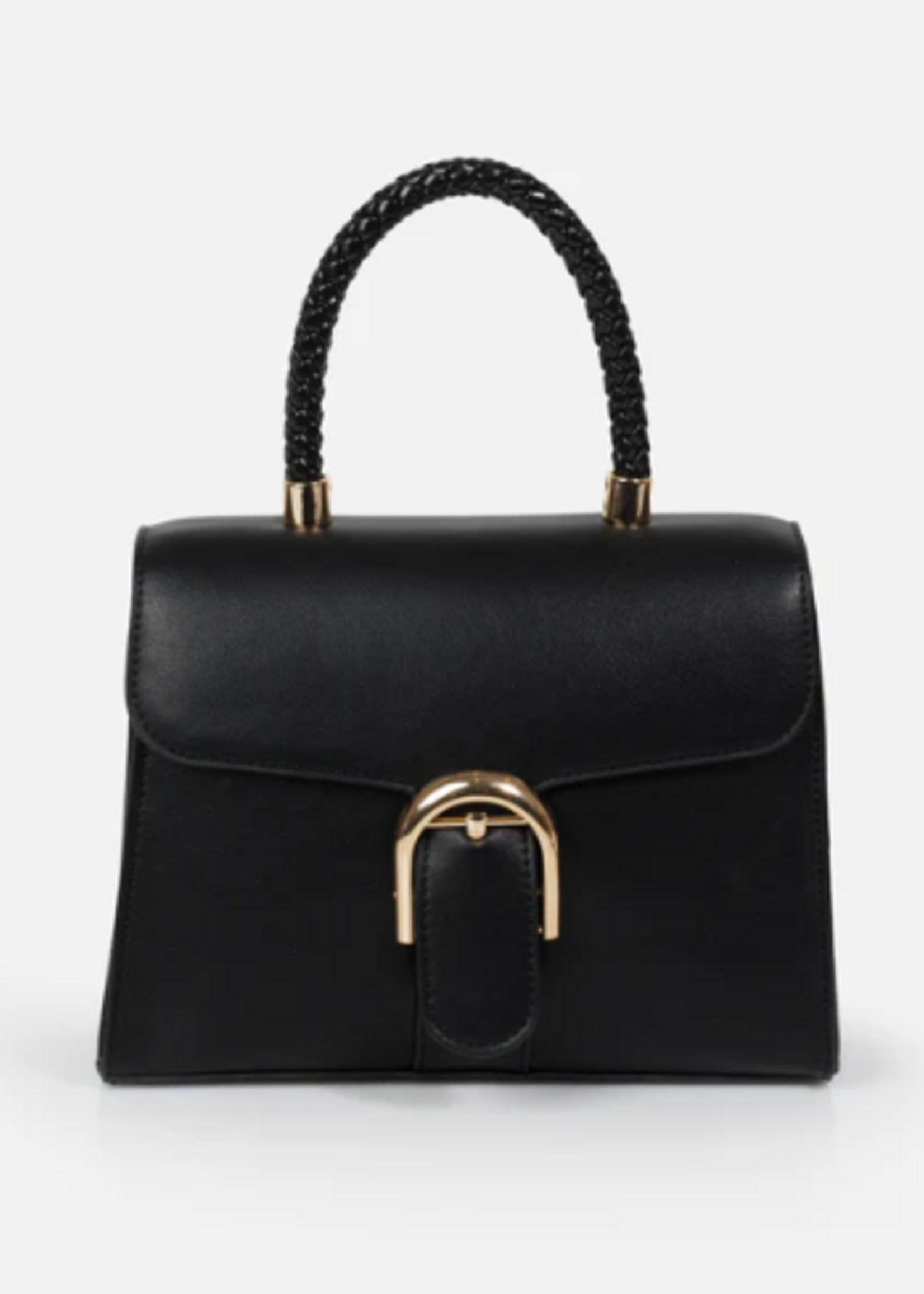LeBLANC finds Braided Handle Handbag - Black