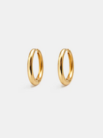 BIZOU Huggie Hoop Earrings - GOLD