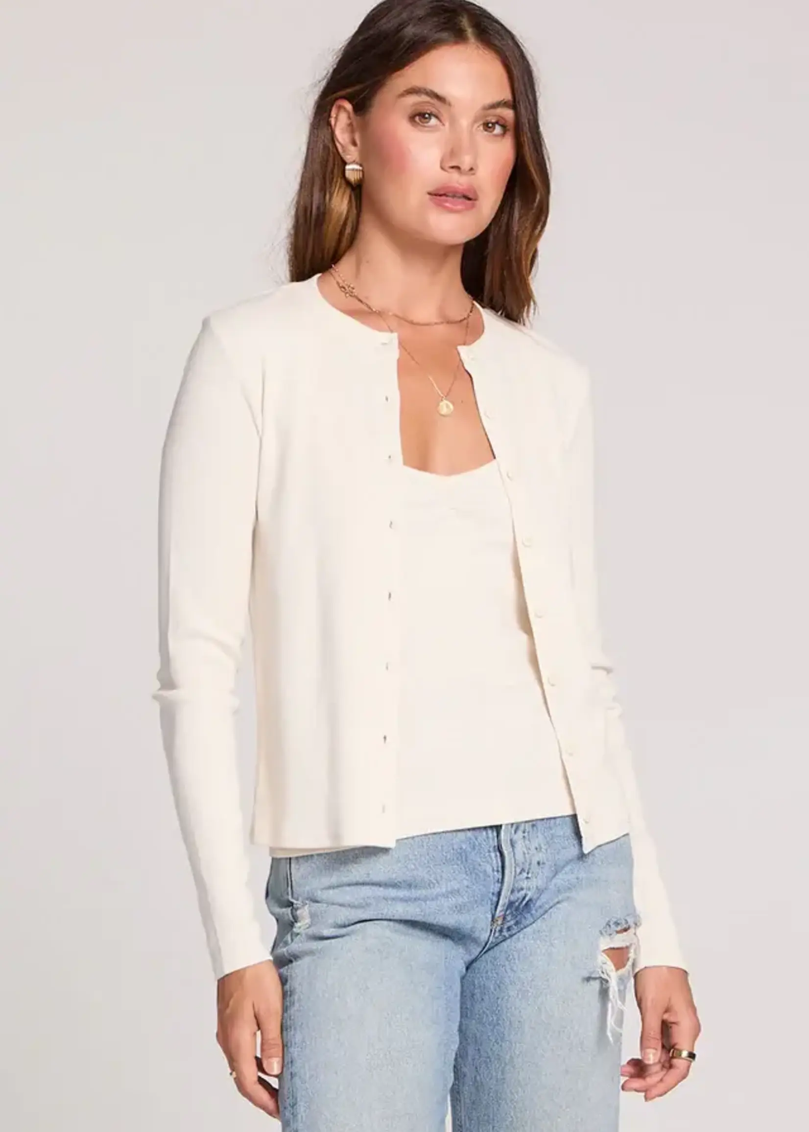 SALTWATER LUXE Long Sleeve Rib Cardigan