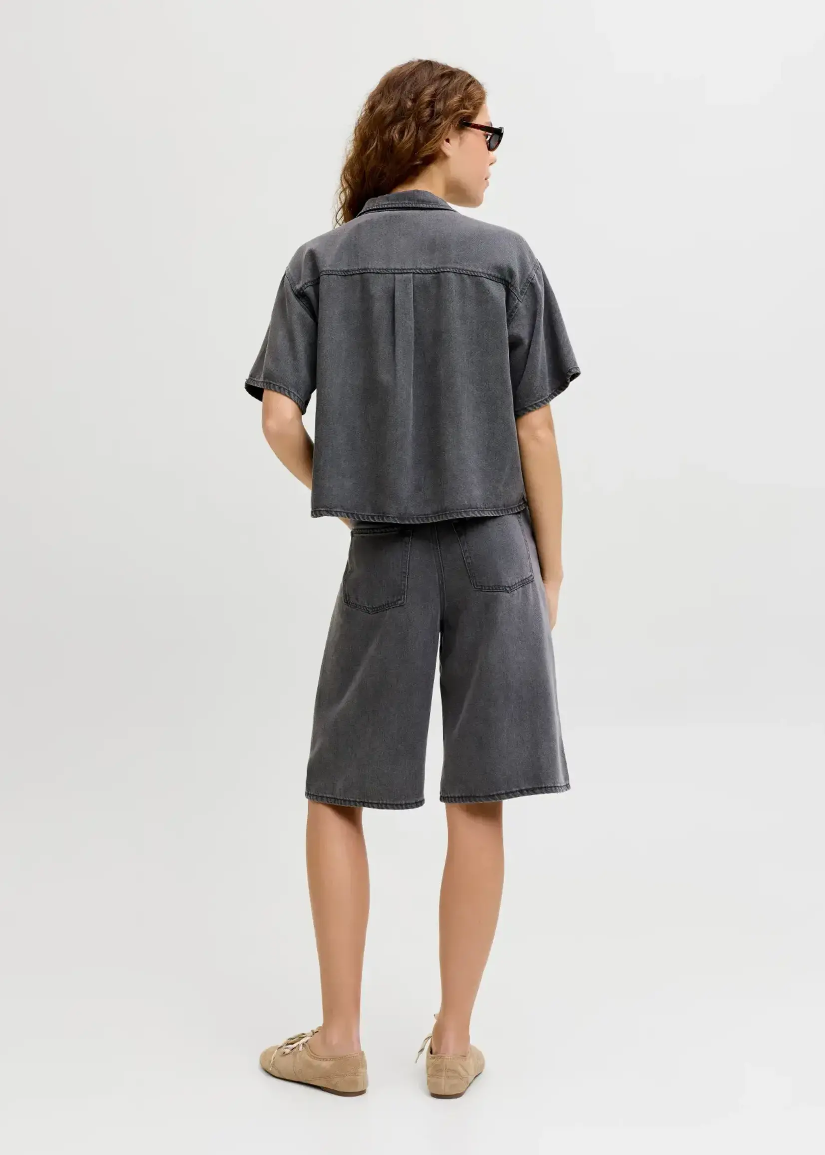 JJXX JXPAULINA SS DENIM SHIRT