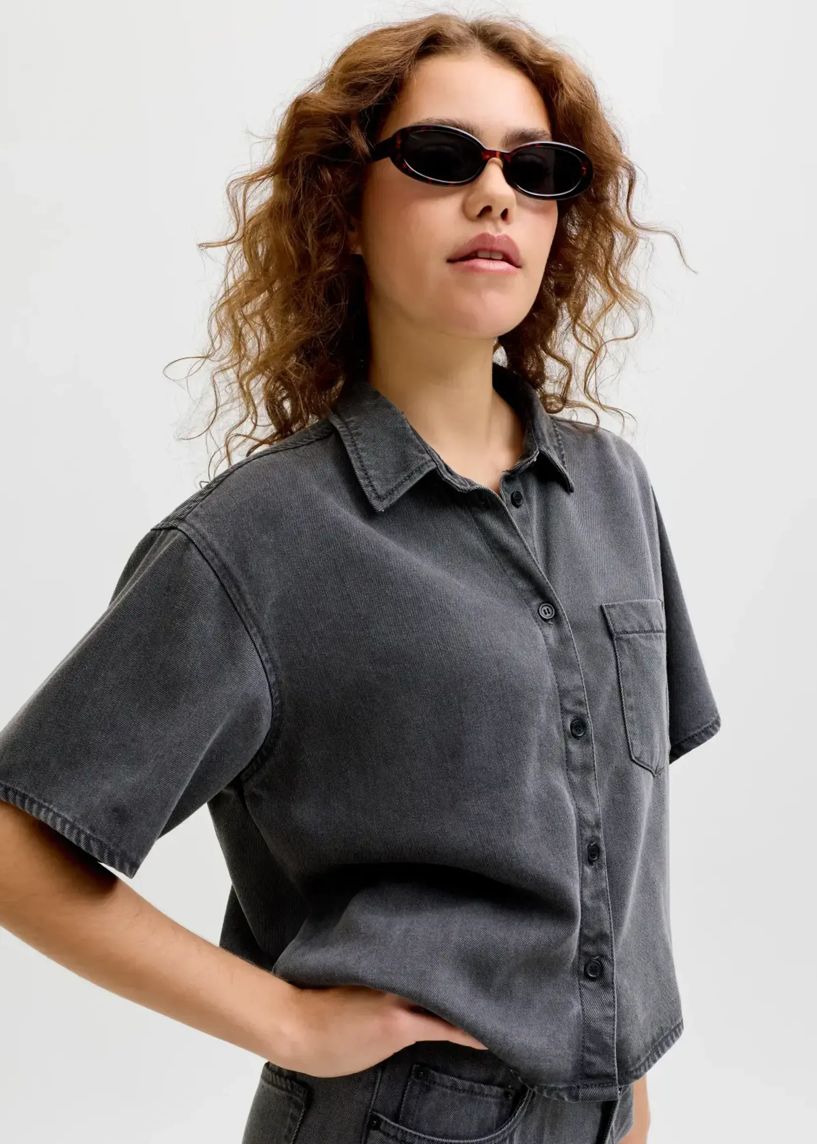 JJXX JXPAULINA SS DENIM SHIRT