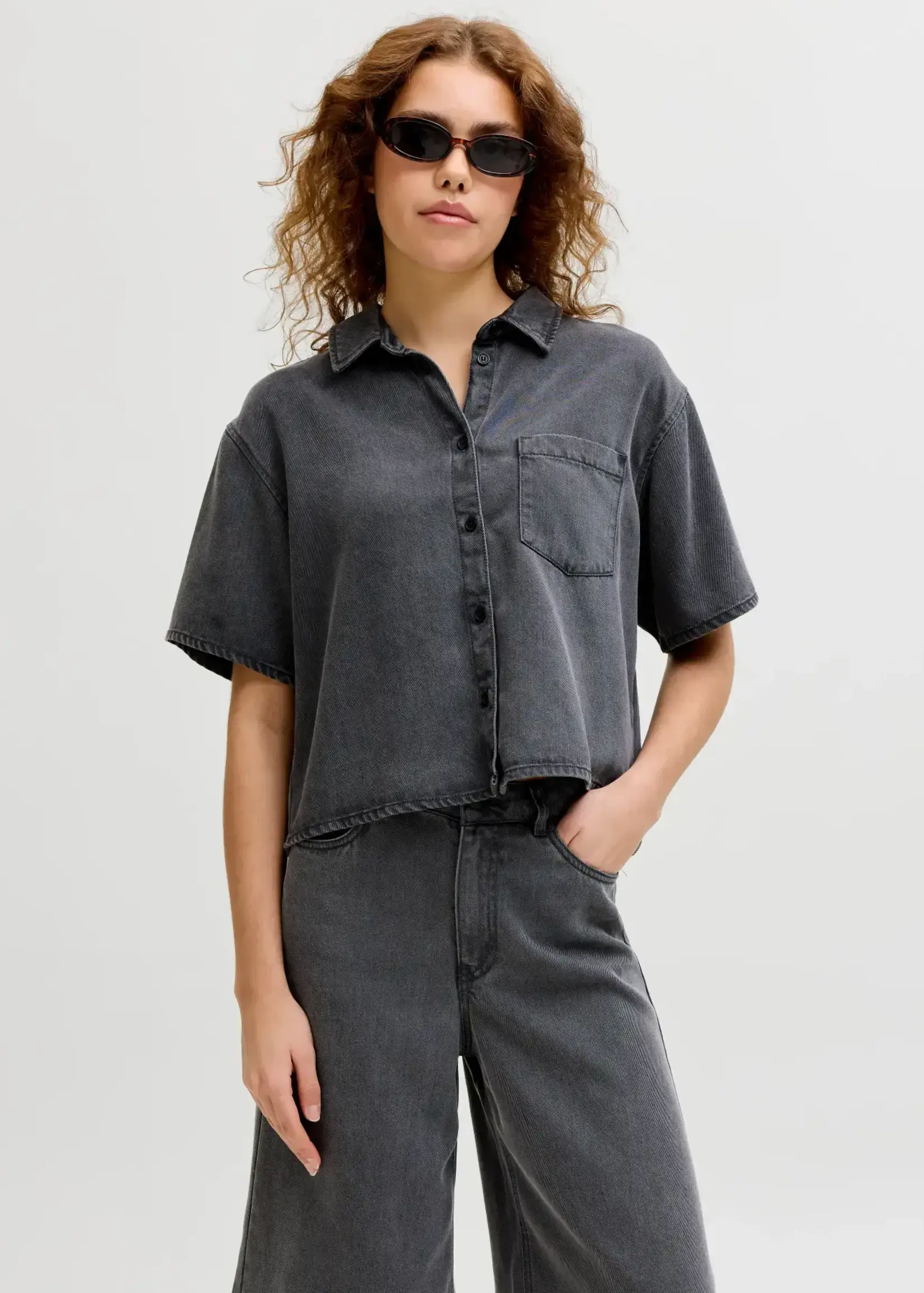 JJXX JXPAULINA SS DENIM SHIRT