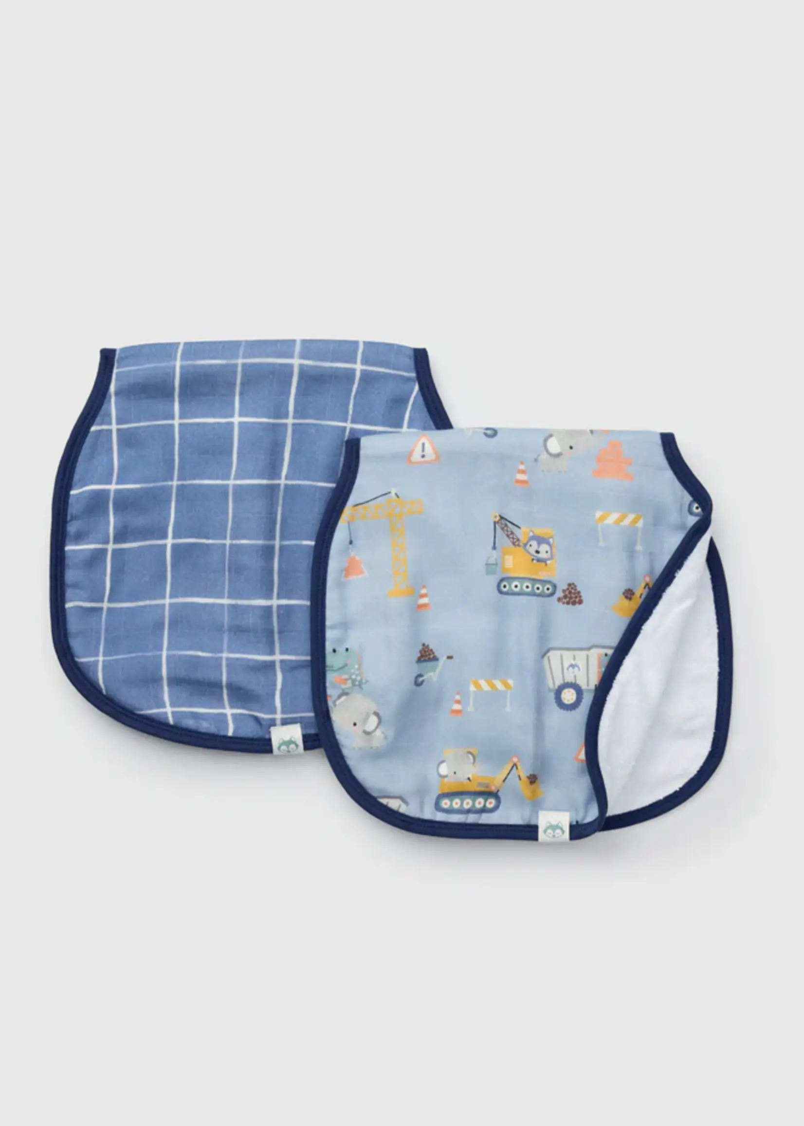 LOULOU LOLLIPOP Burp Cloth Set of 2