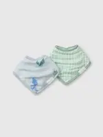 LOULOU LOLLIPOP Bandana Bib Set - 2 Pack