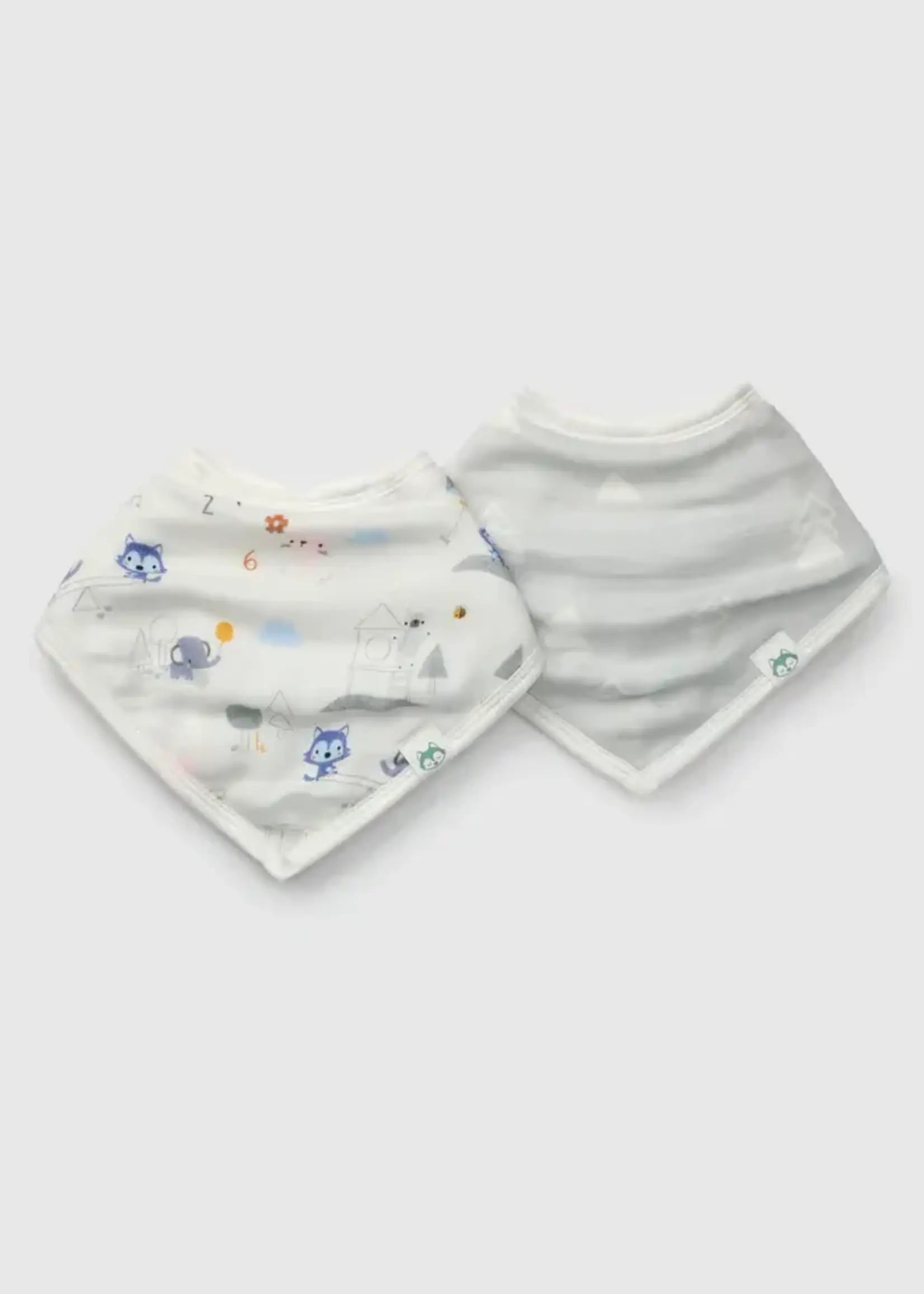LOULOU LOLLIPOP Bandana Bib Set - 2 Pack