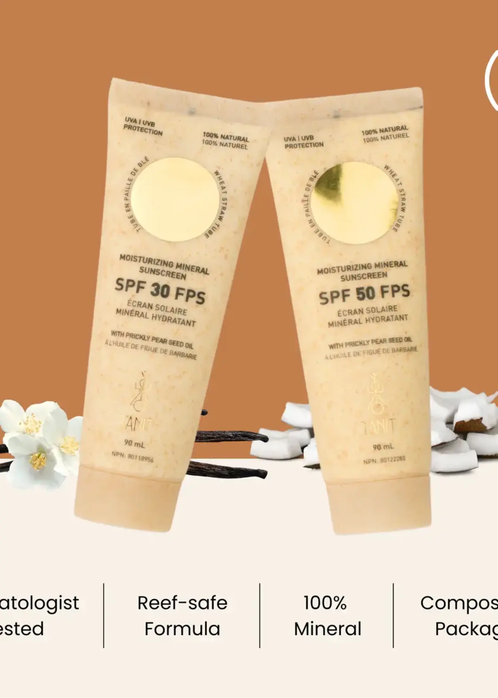 TANIT Moisturizing Mineral Sunscreen