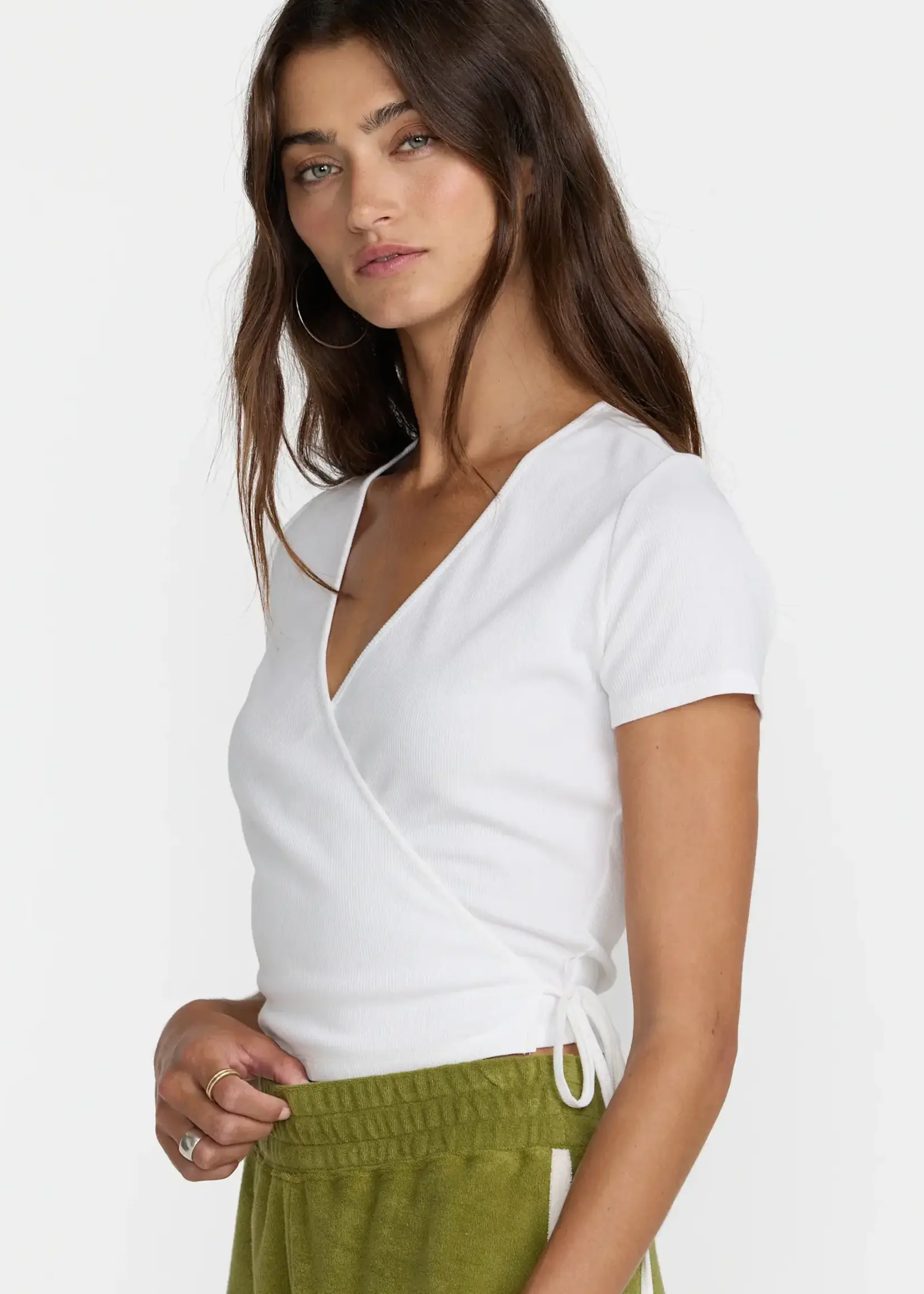 RVCA Roma Wrap Top