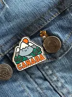 WHISTLE & FLUTE CLOTHING Canada Enamel Pin