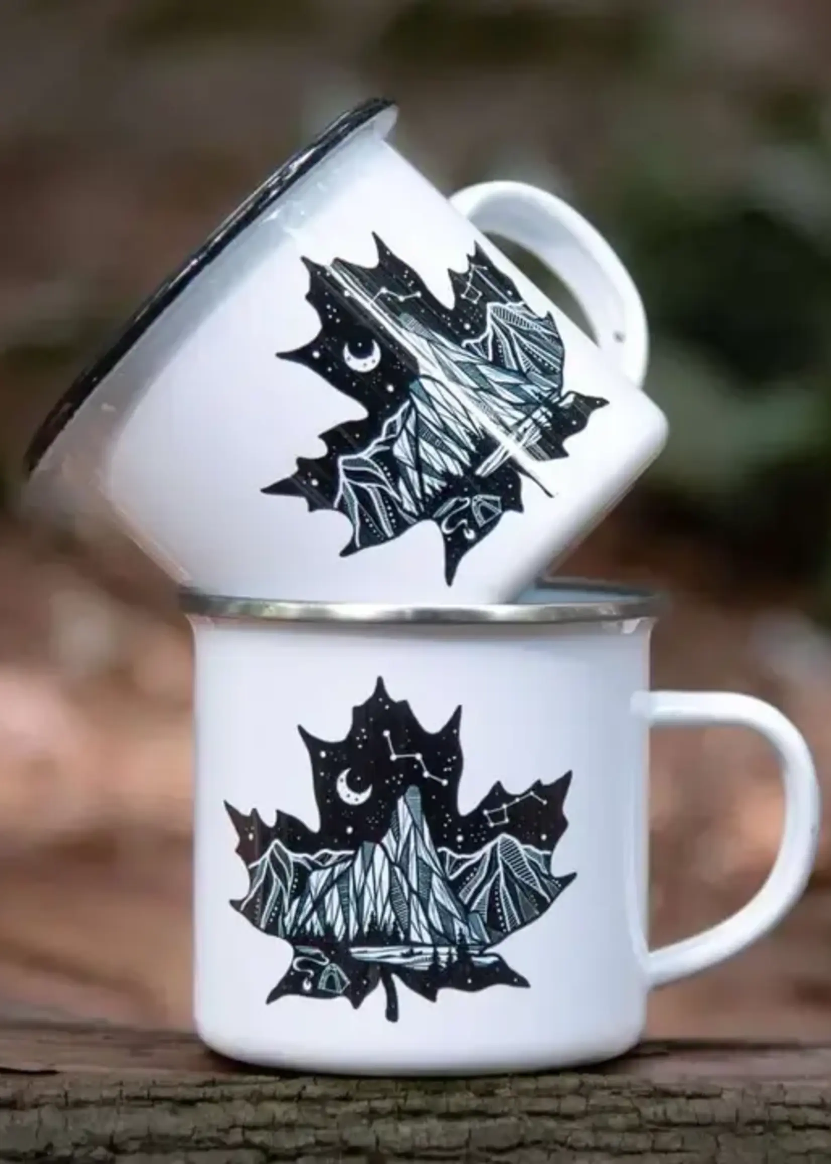 MOUNTAIN MORNINGS Souvenir Camping Mugs