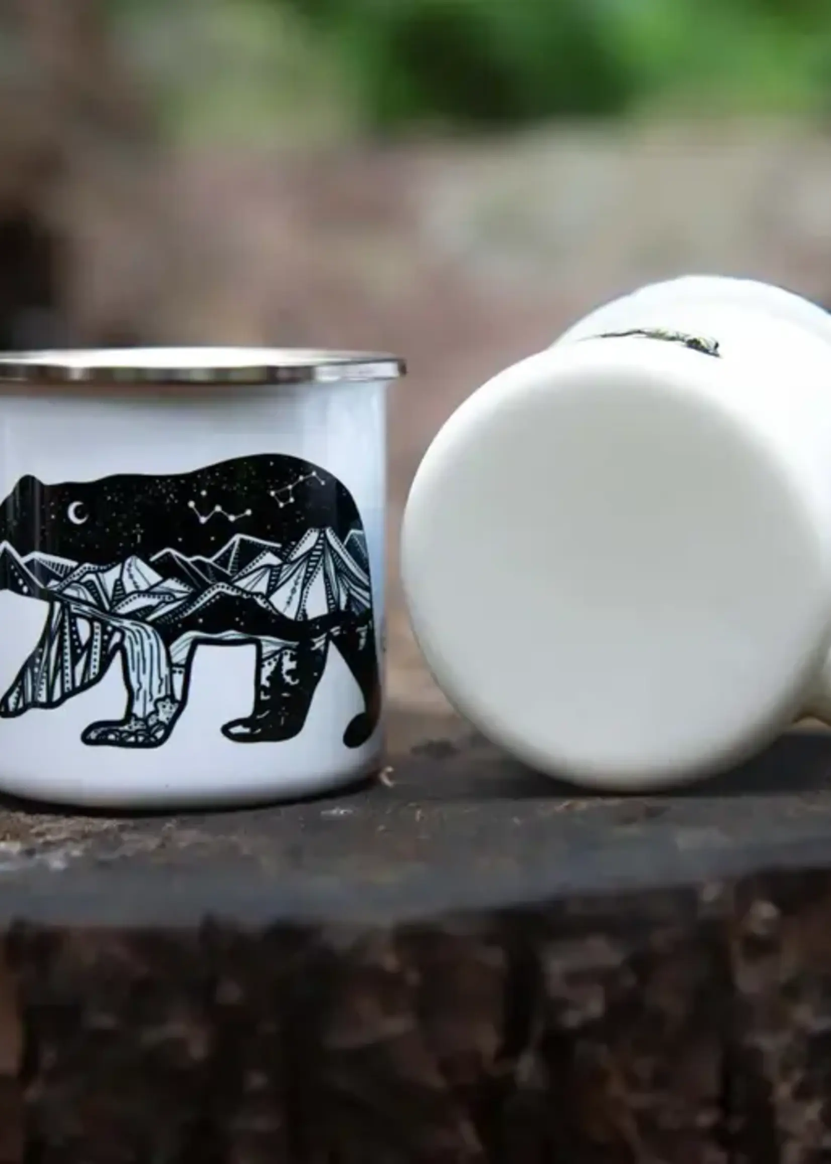 MOUNTAIN MORNINGS Souvenir Camping Mugs