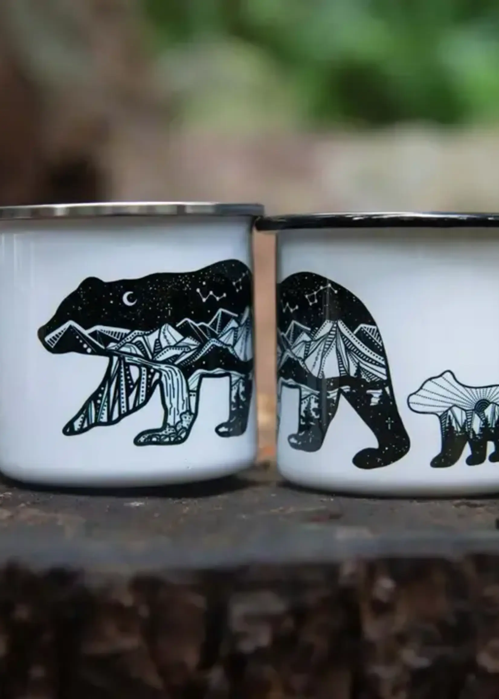 MOUNTAIN MORNINGS Souvenir Camping Mugs