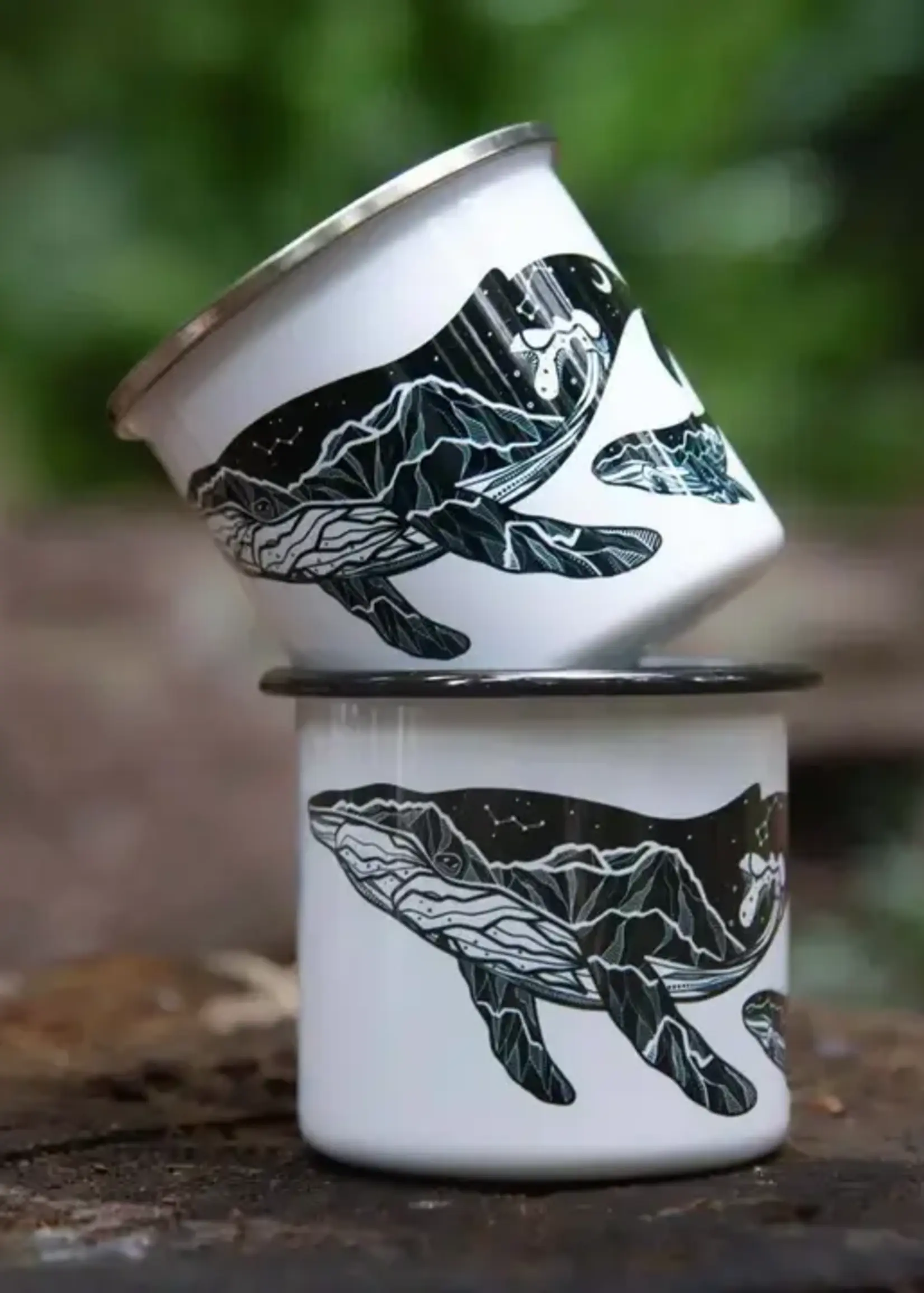 MOUNTAIN MORNINGS Souvenir Camping Mugs