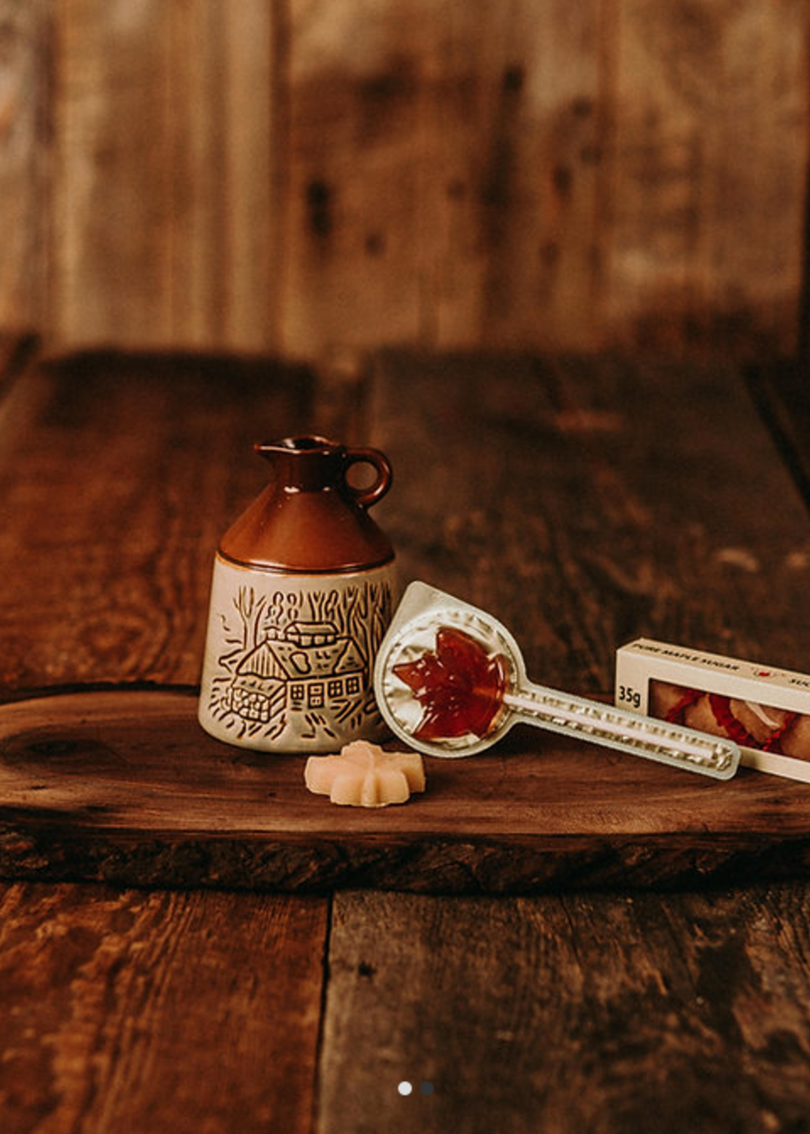 VOISIN'S MAPLE PRODUCTS Maple Leaf Lollipop