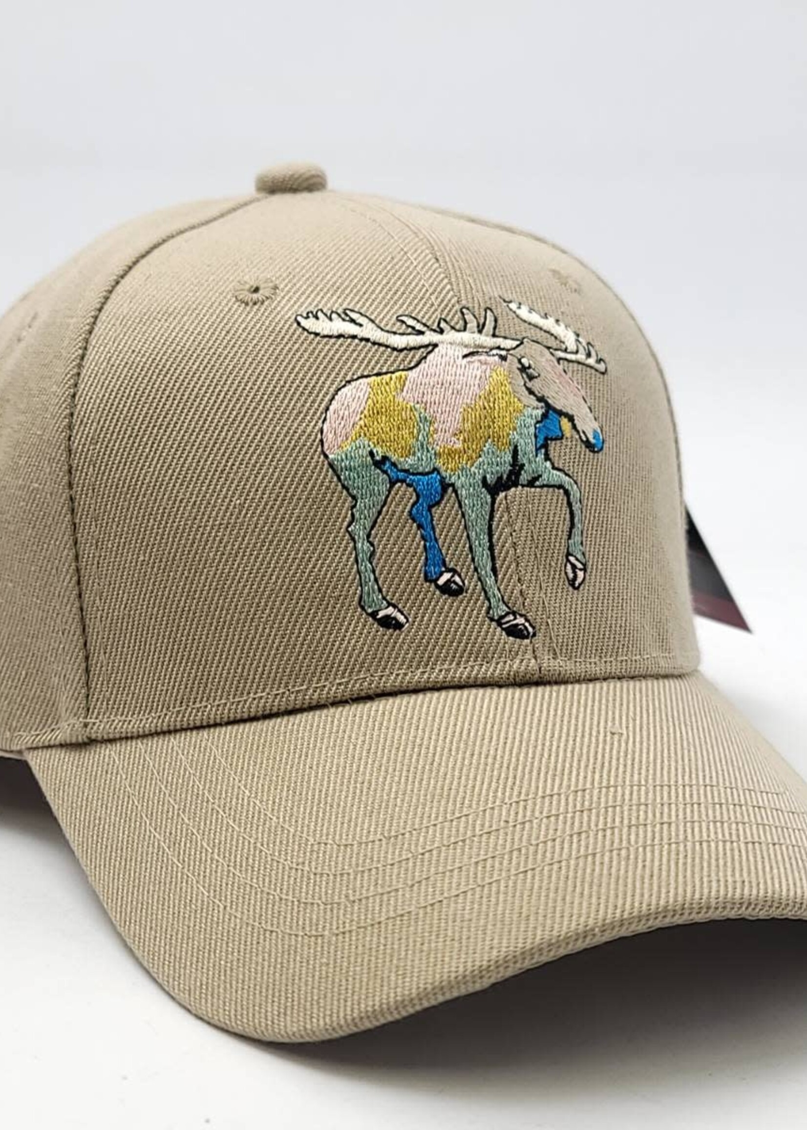 CANADIAN Needle Headwear Canadian Moose Cap, KHAKI